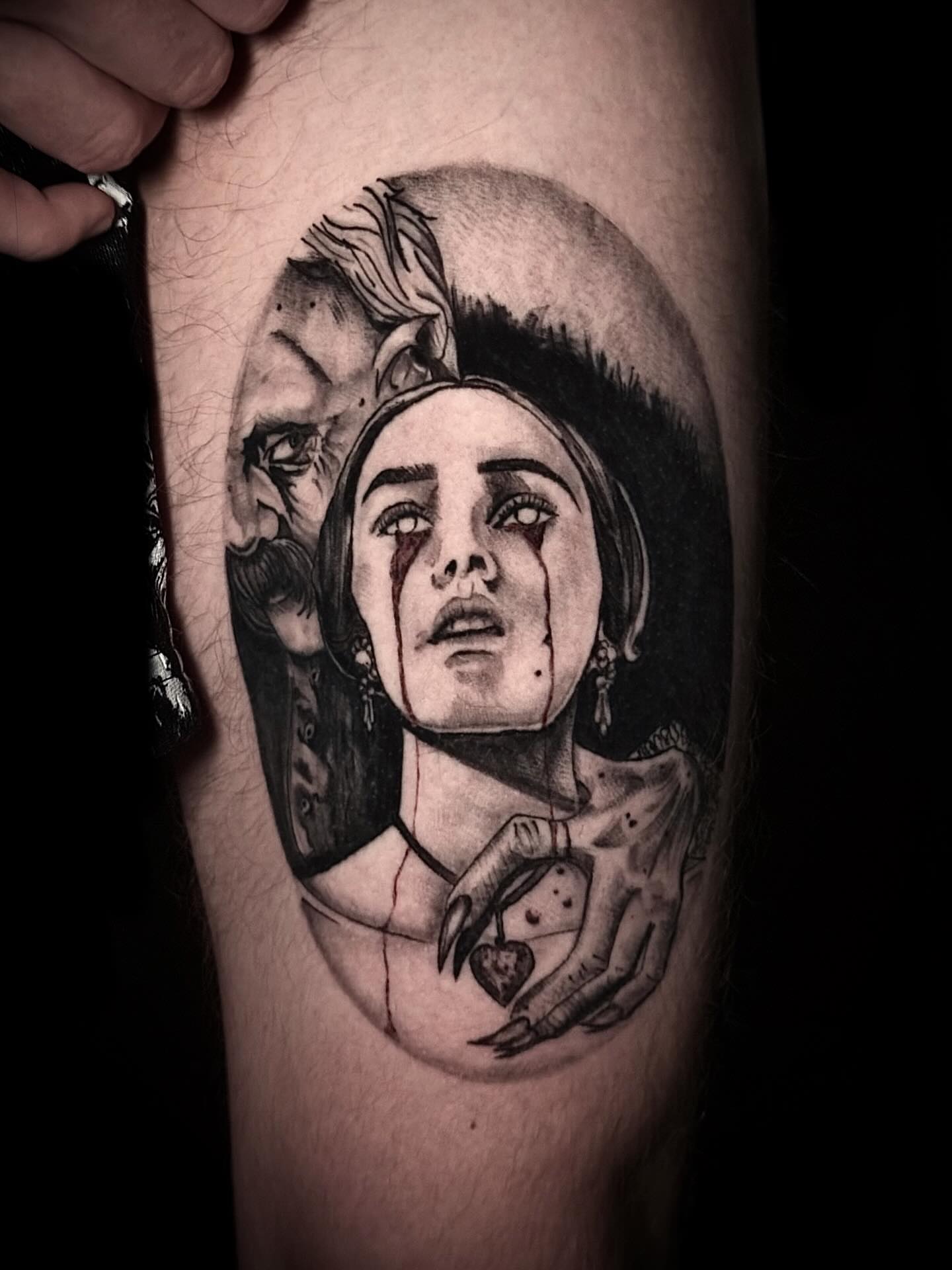 Woman with heart realism tattoo on the forearm by π΅ππππππ¦π€