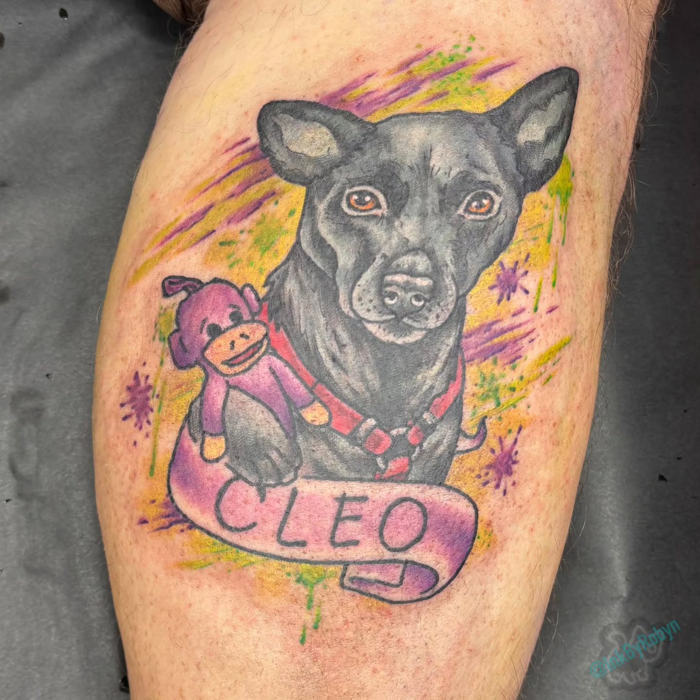 Tattoo by @inkbyrobyn — watercolor, realism