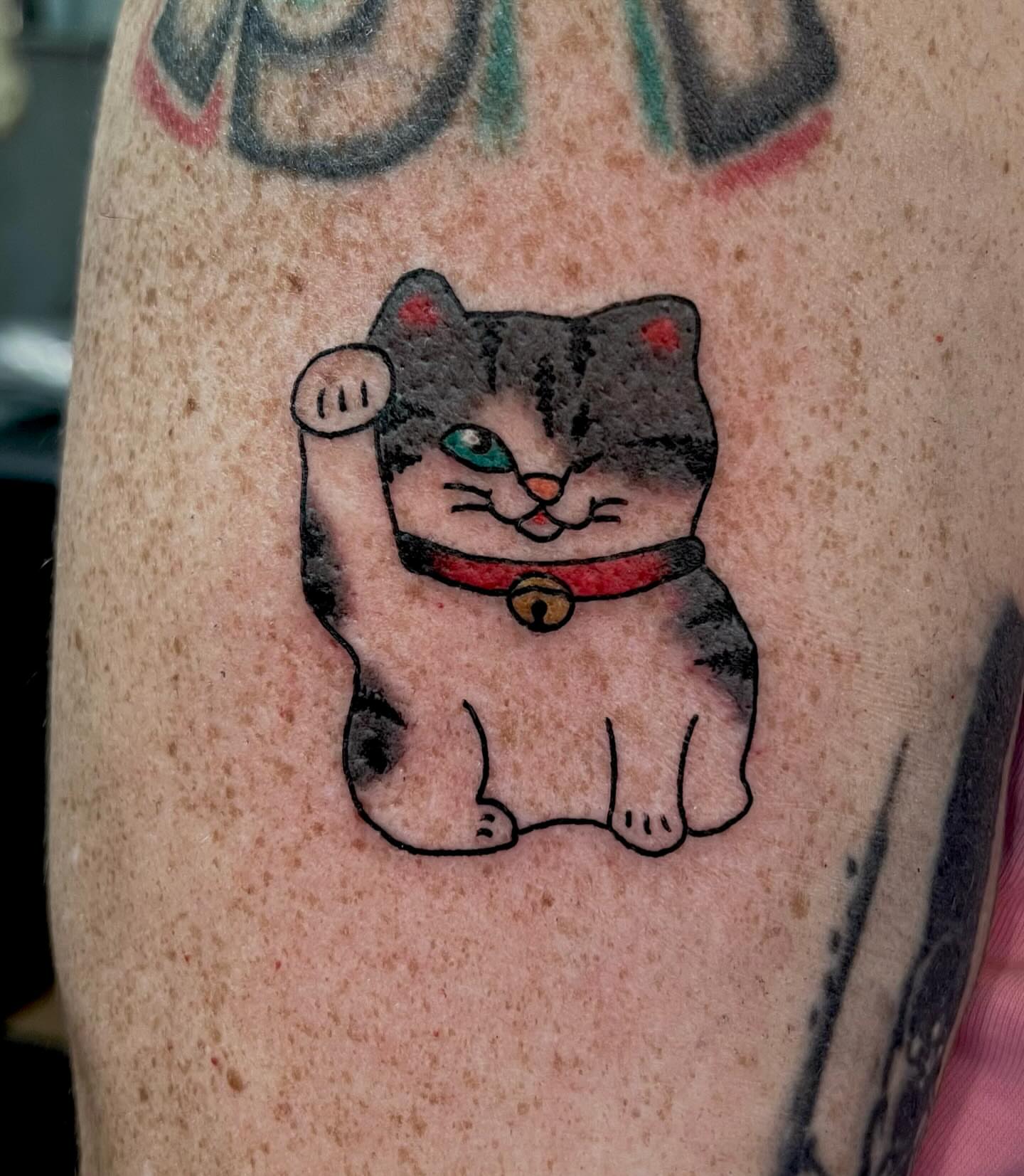 Tattoo by @fokqueenie — dotwork