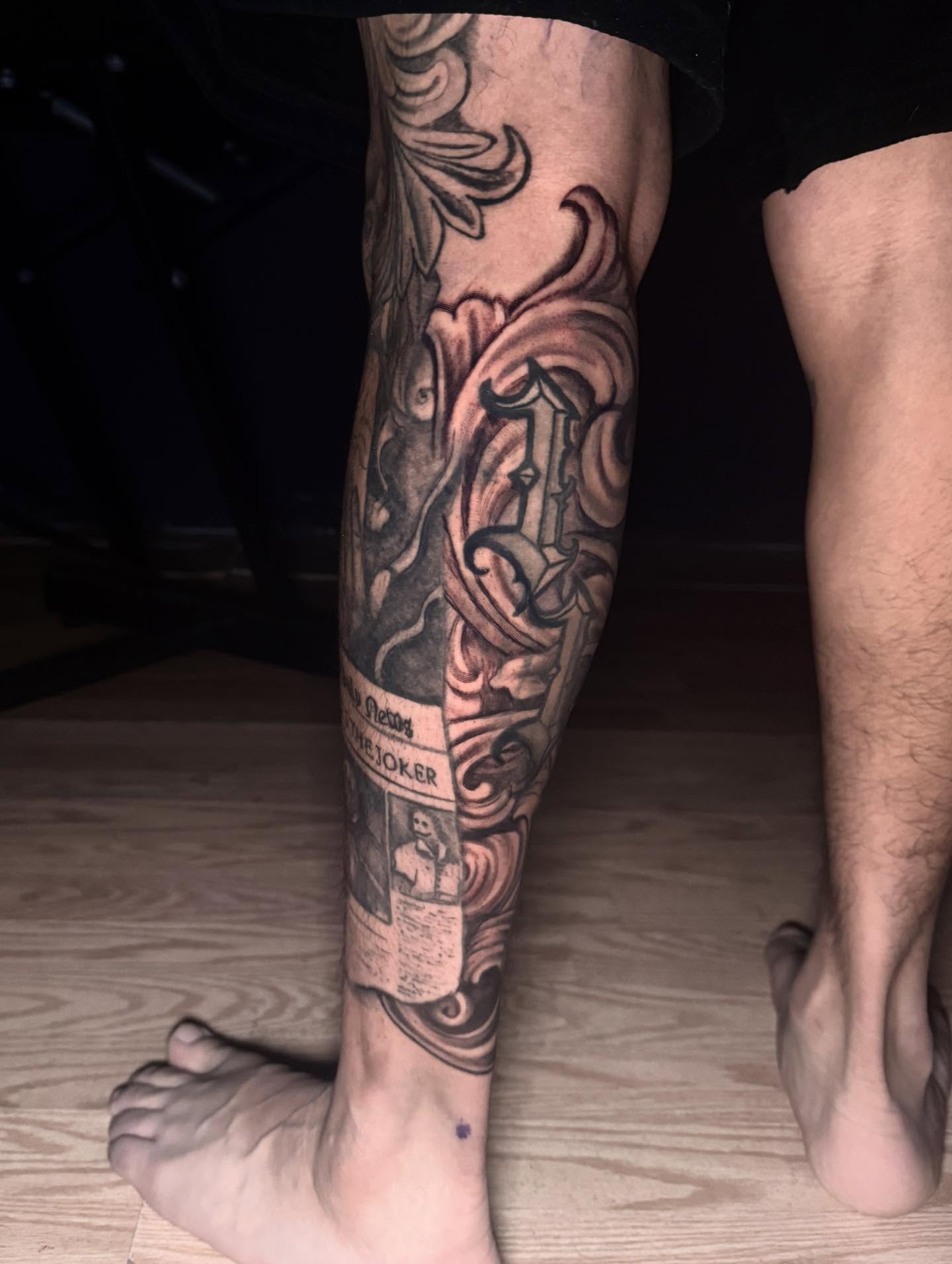 Tattoo by @javier_jimenez_tattoo_ — black_and_grey
