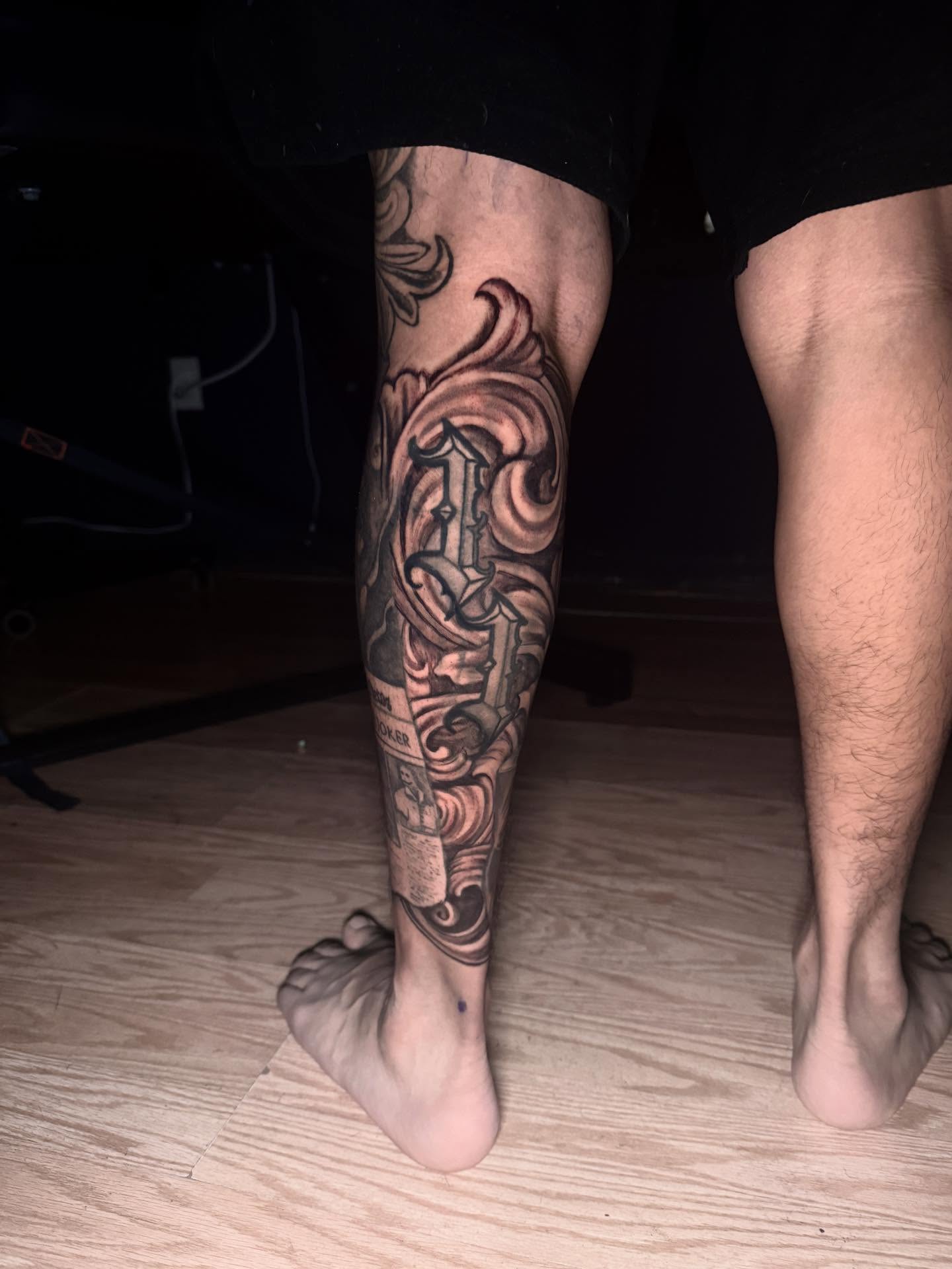 Tattoo by @javier_jimenez_tattoo_ — black_and_grey