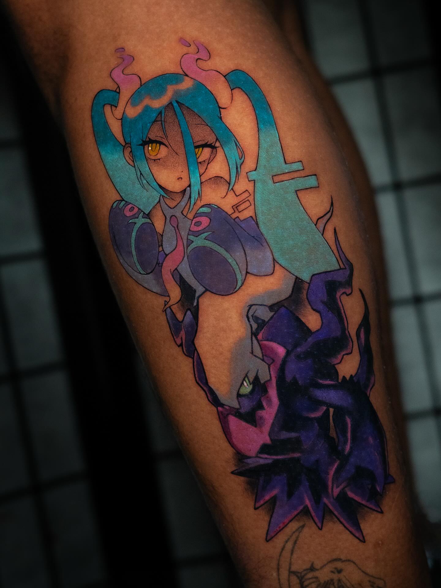 Tattoo by @parkiip — anime