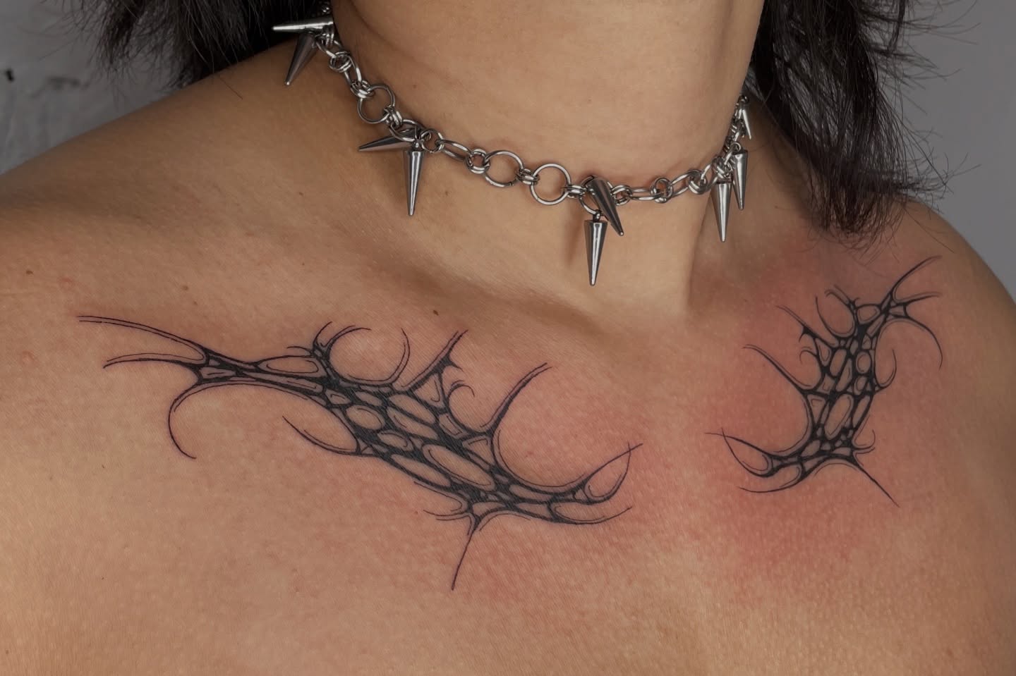 Tattoo by @kathrills — black_and_grey, geometric