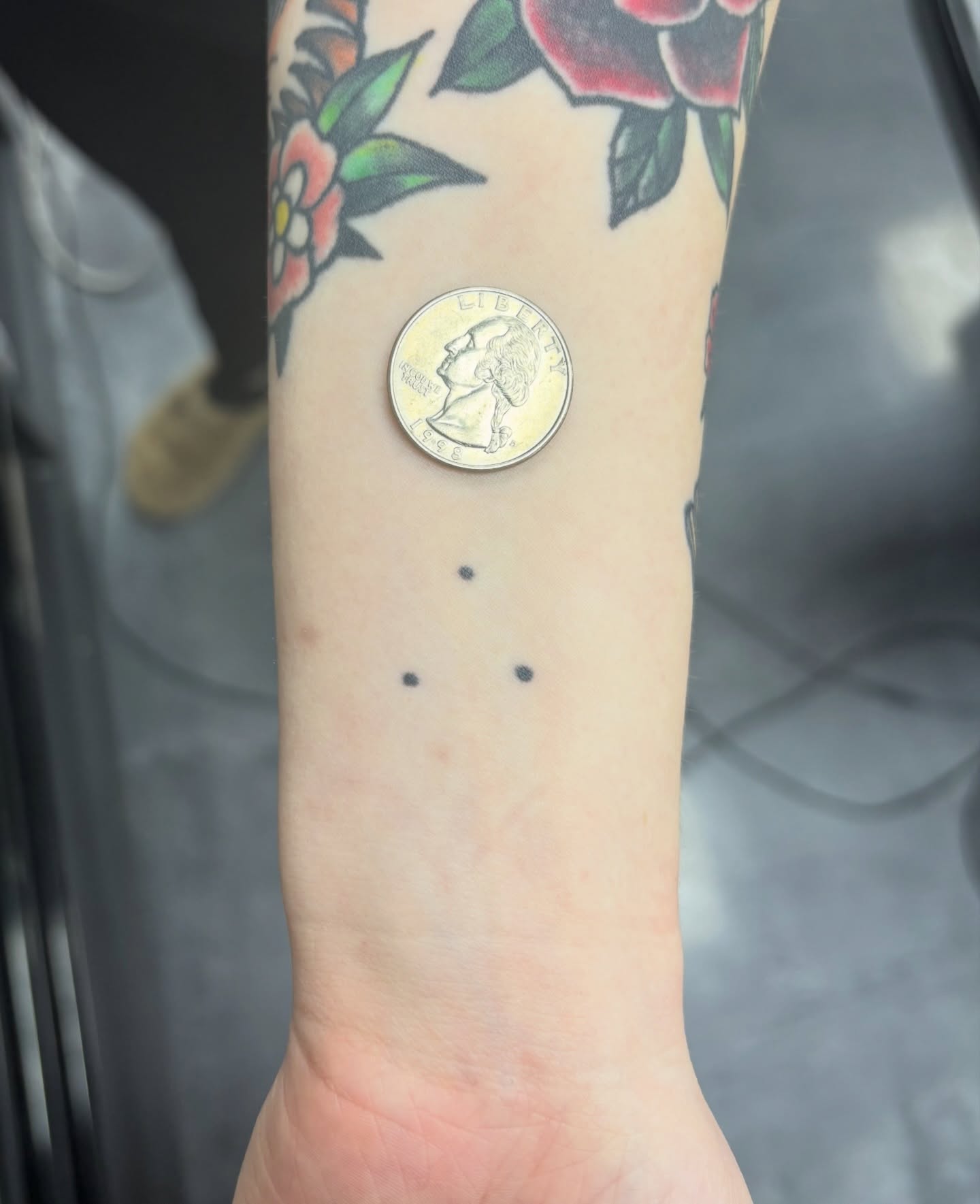 Tattoo by @zolatattoos — dotwork