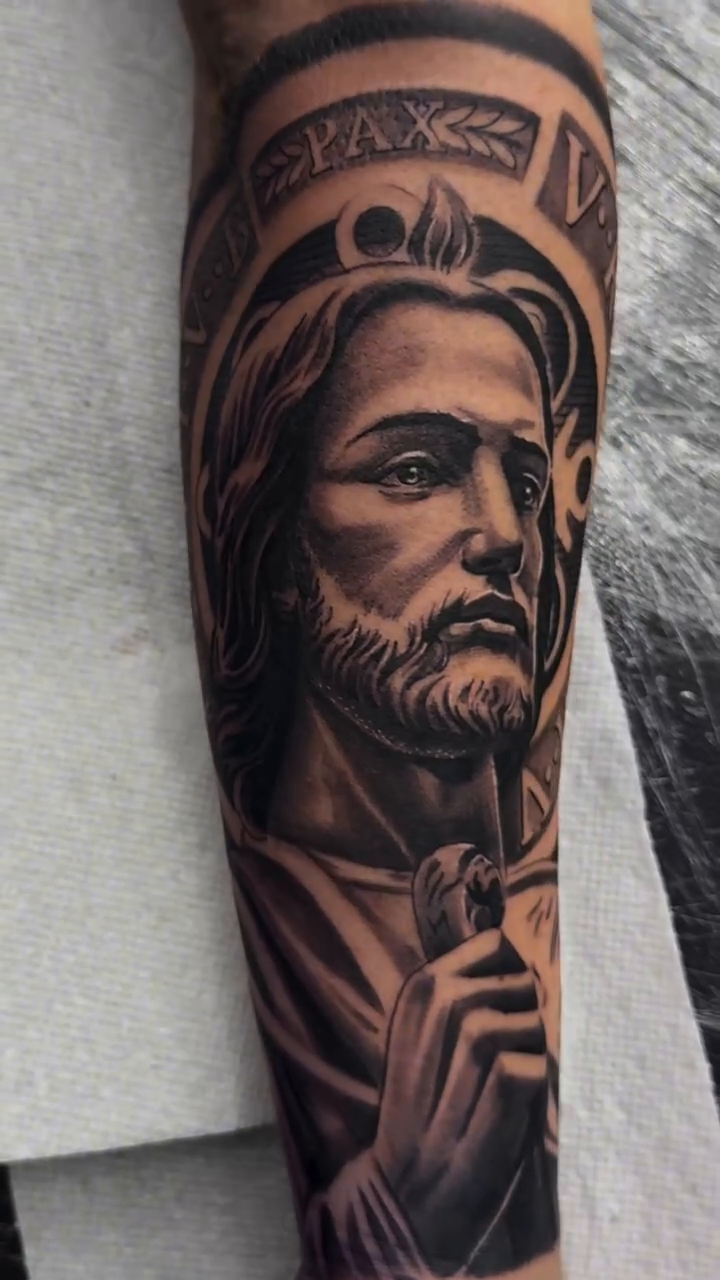 Tattoo by @tattoosbyxavier — realism, black_and_grey