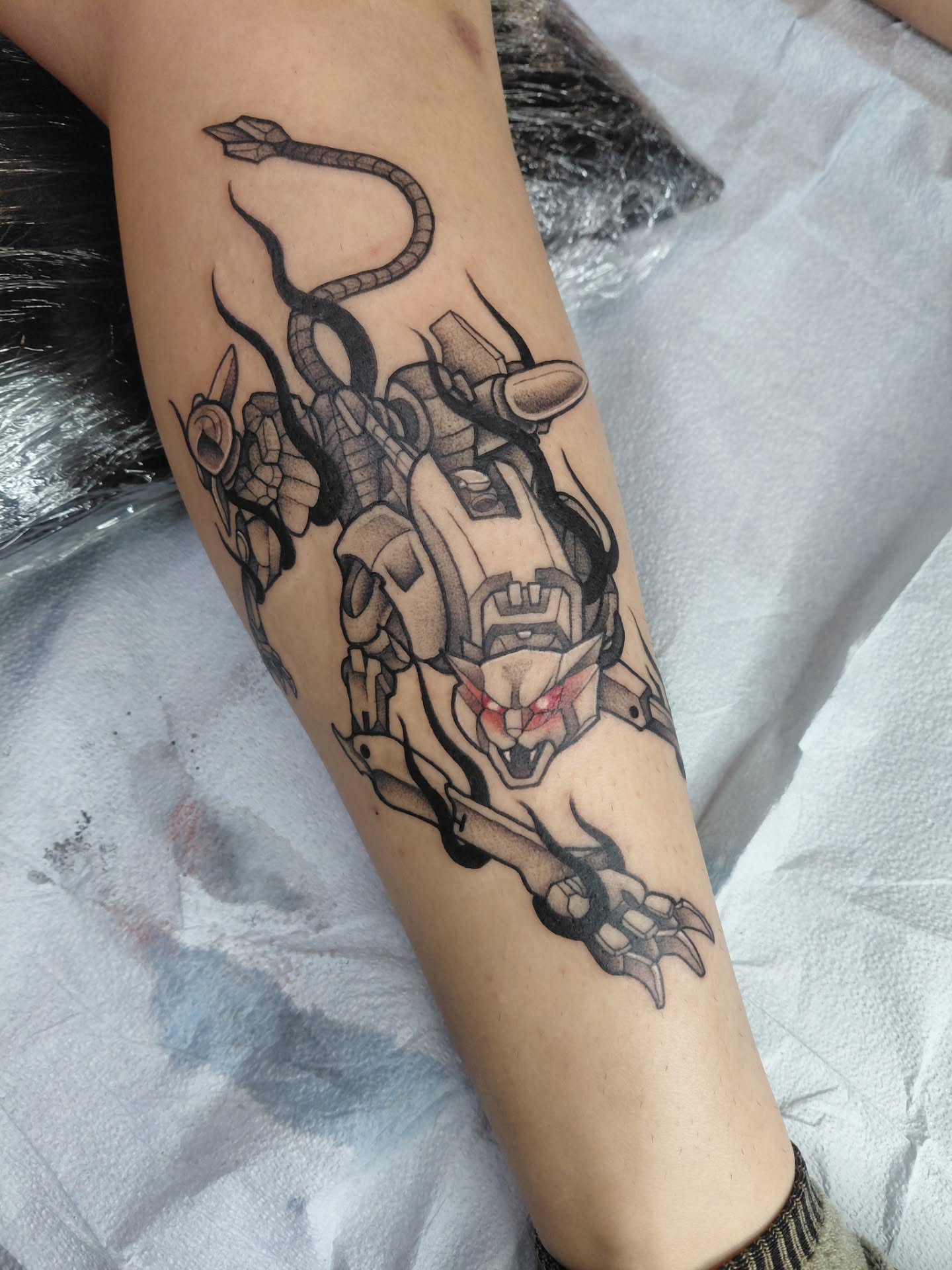 Tattoo by @gavingage_tattoo — black_and_grey
