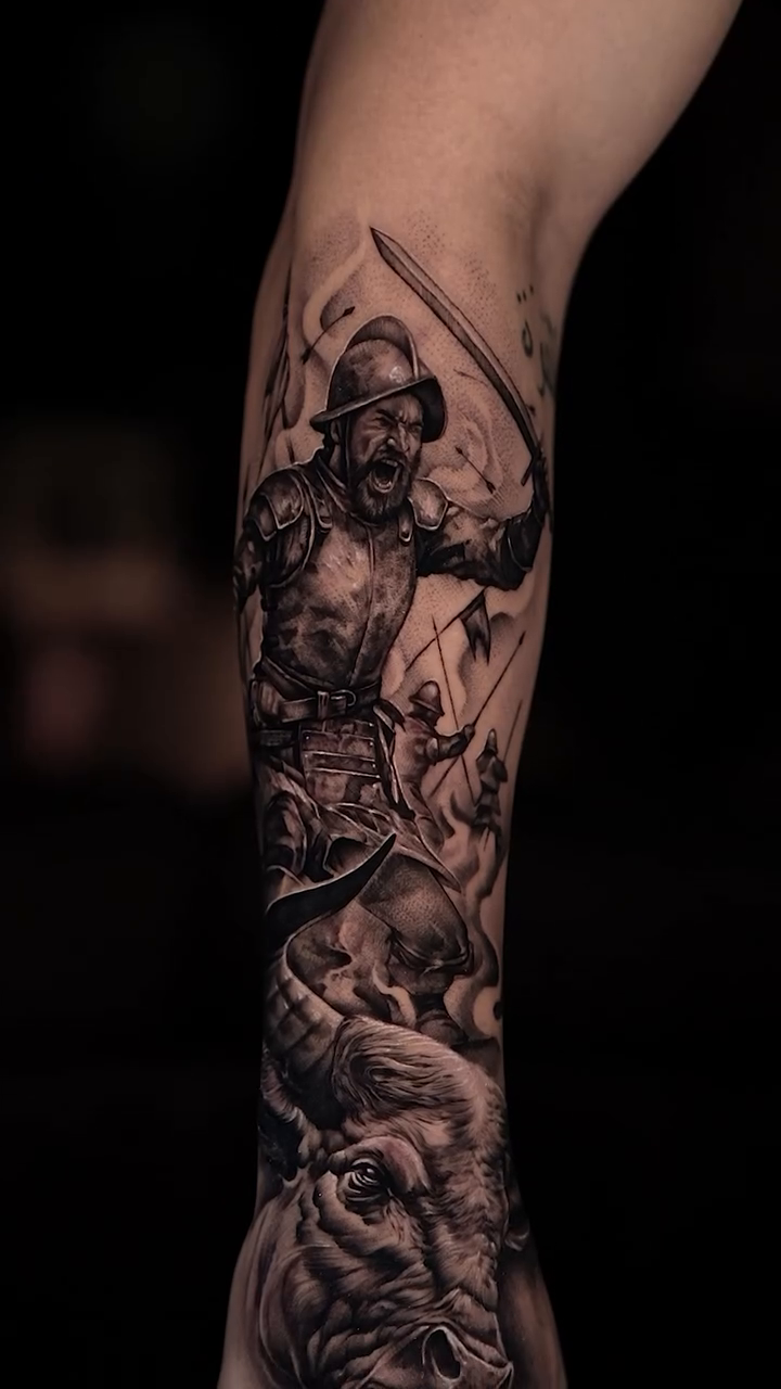 Tattoo by @dead_im_sure — realism, black_and_grey