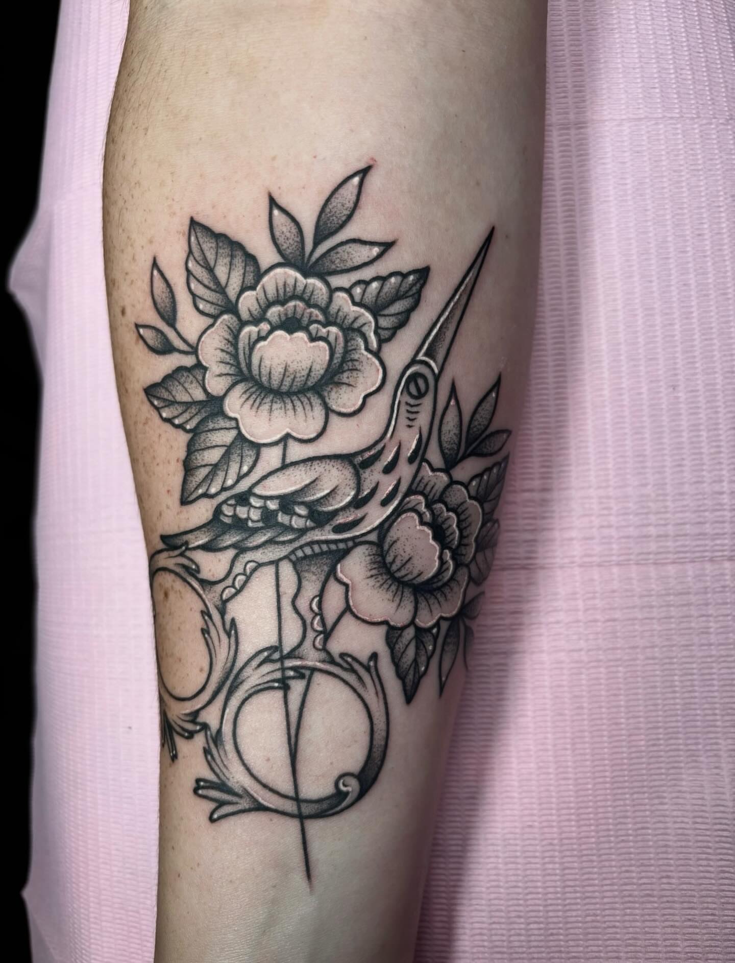 Tattoo by @tatutrust — american_traditional, dotwork