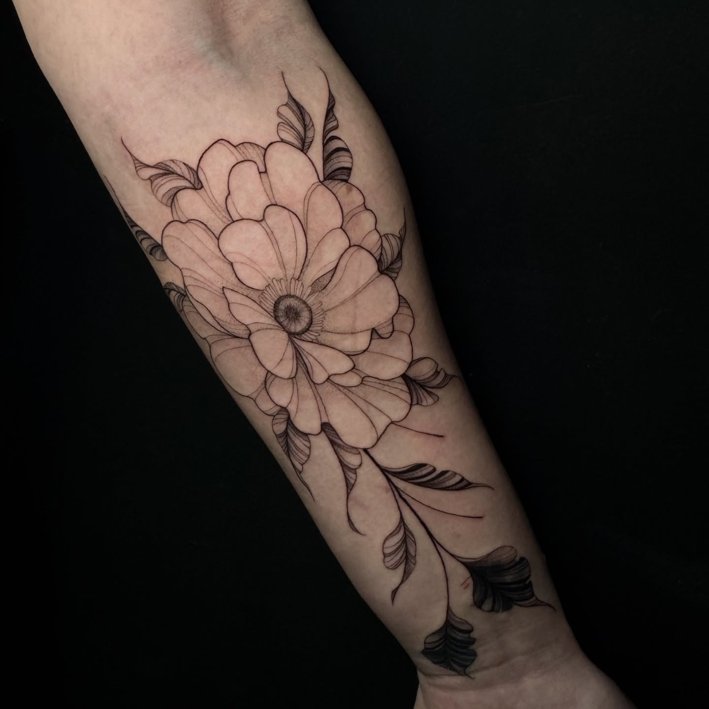 Tattoo by @dnatattoos_ — black_and_grey