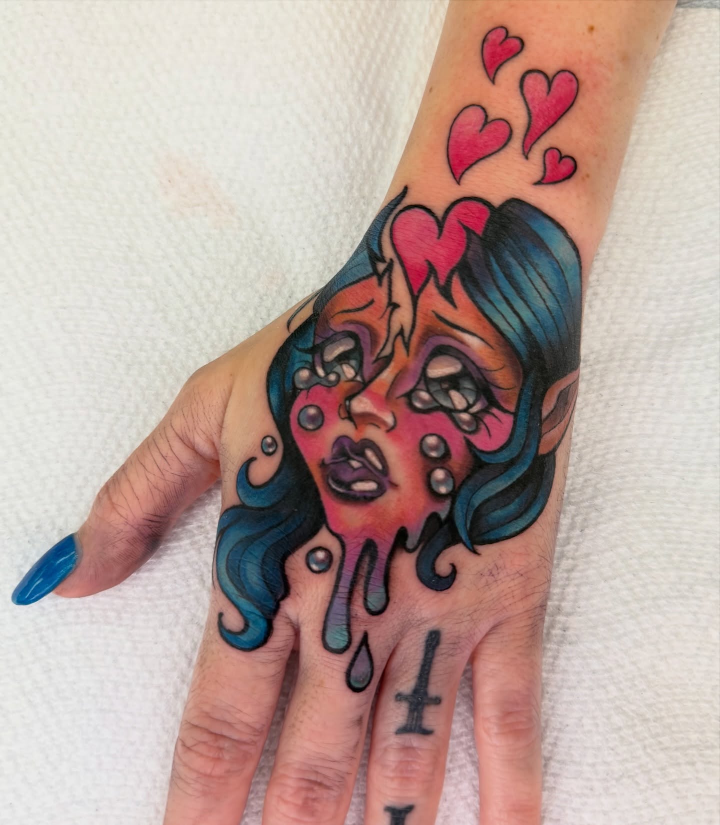 Tattoo by @sammyvanhiggins — american_traditional, dotwork