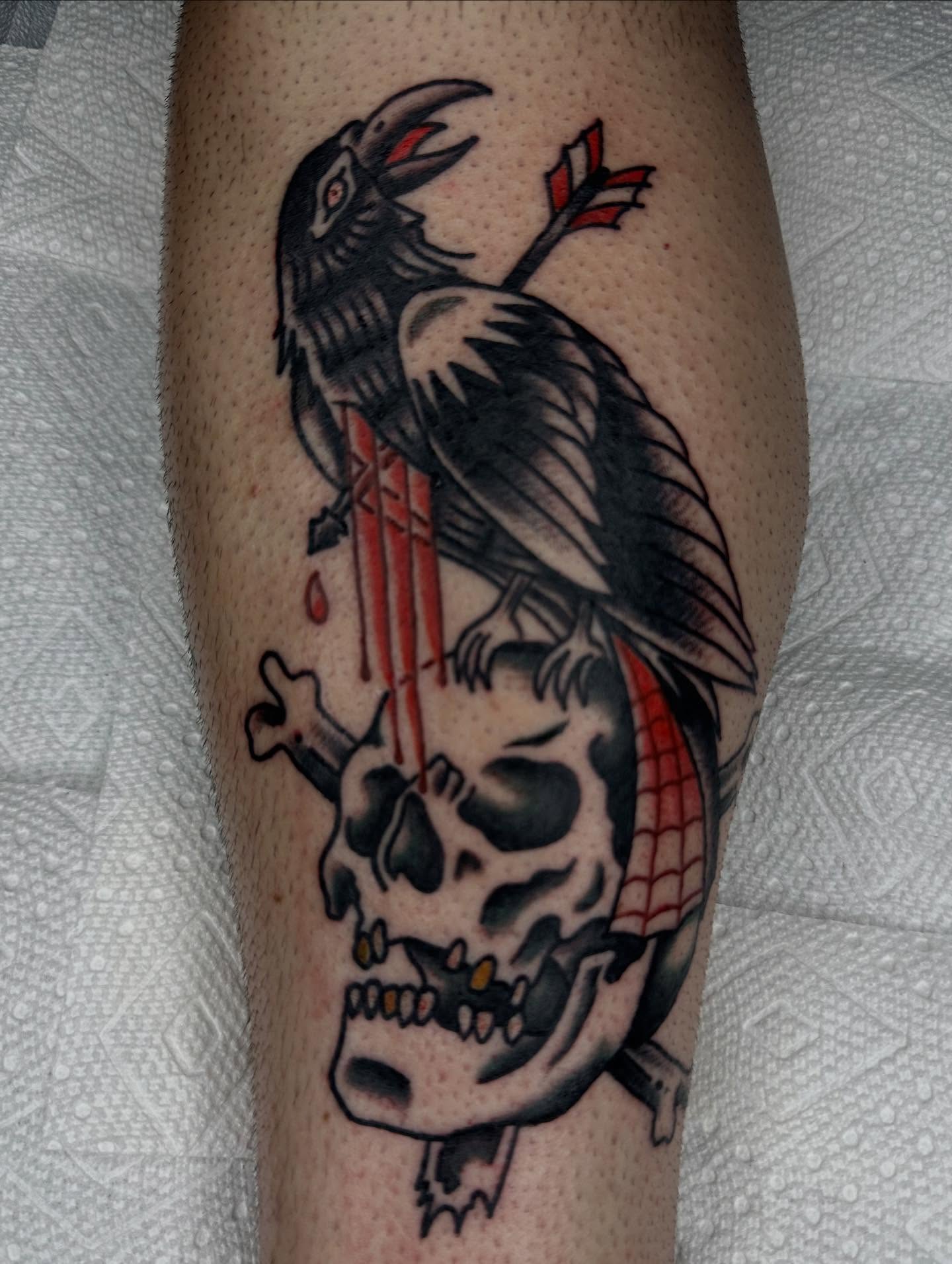 Tattoo by @galena.tattooer — american_traditional, black_and_grey