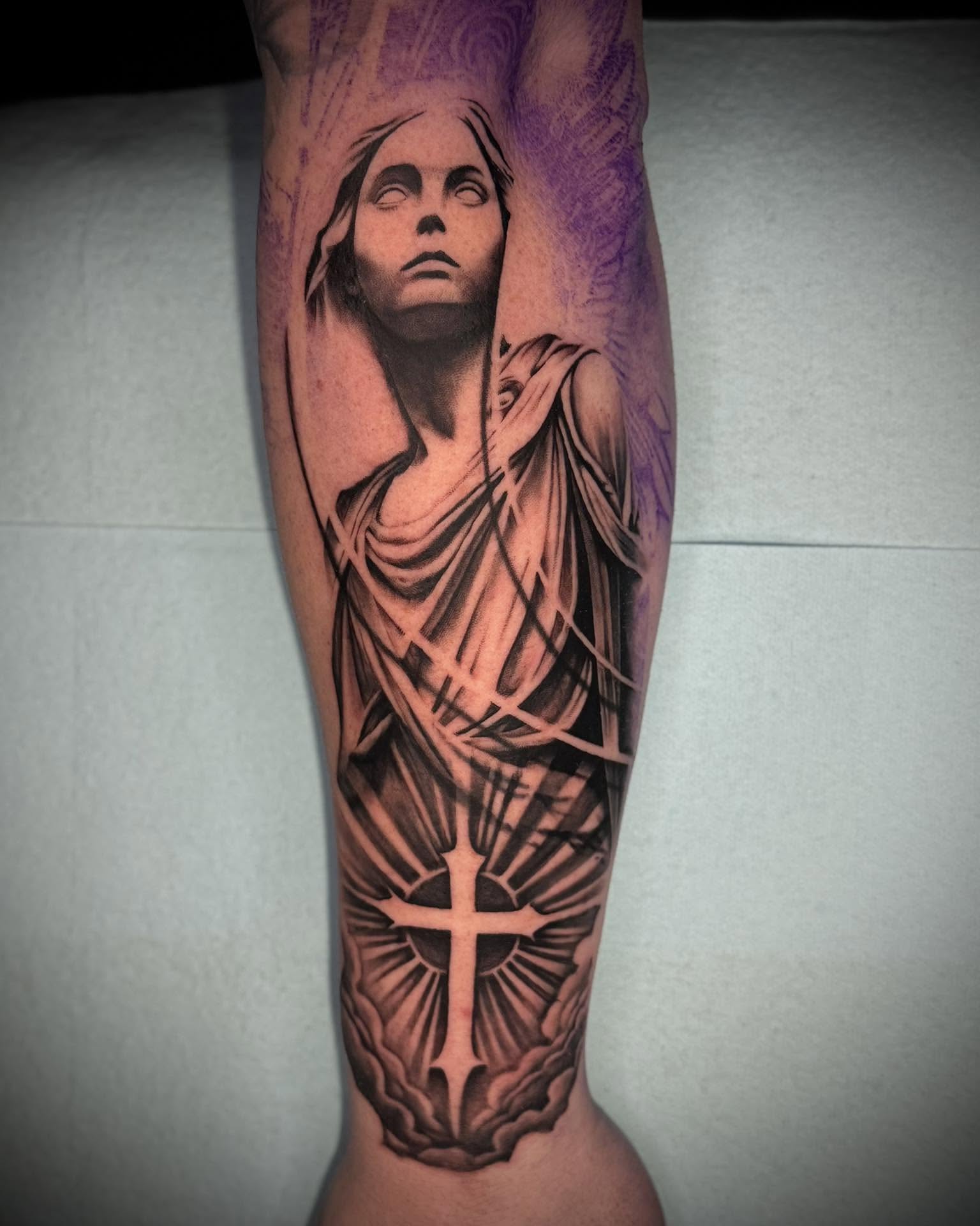 Tattoo by @webbz_tattoos — black_and_grey, realism