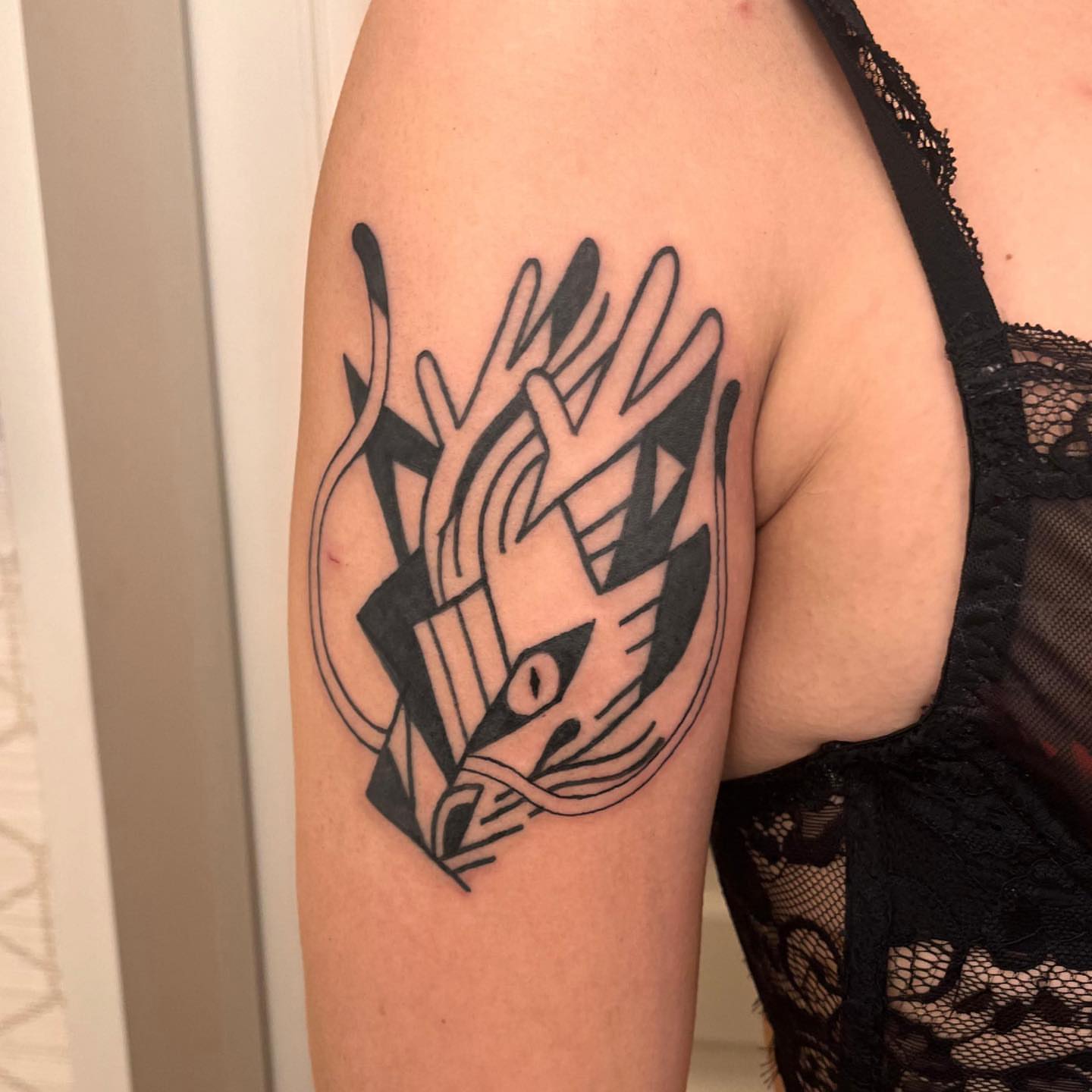 Tattoo by @birdfingers — geometric