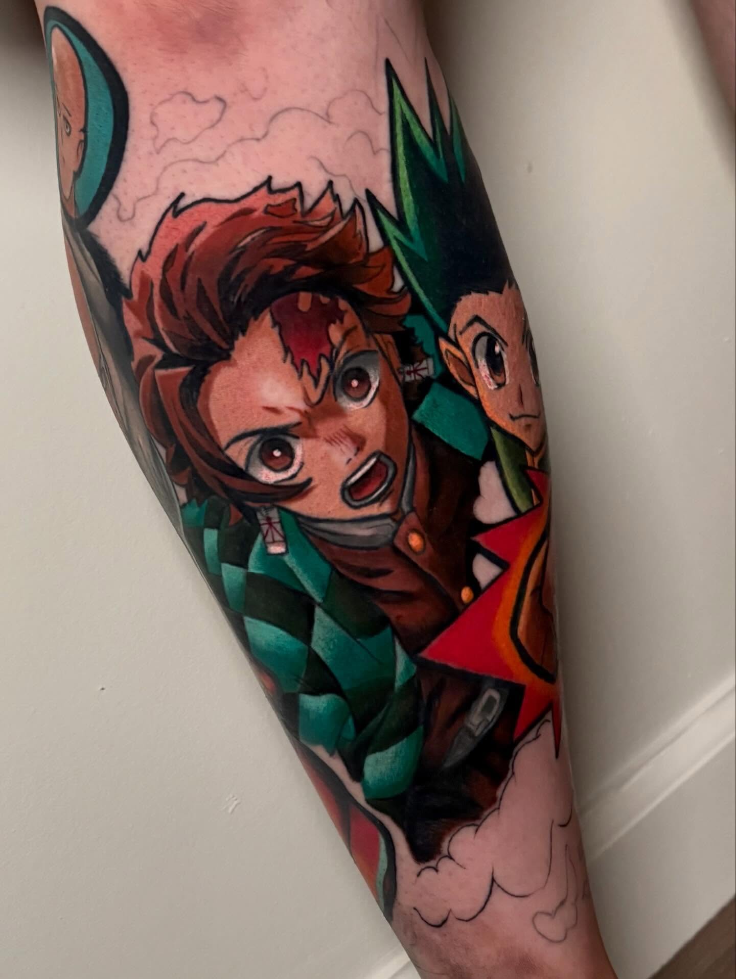Tattoo by @beeinkedbyjess — anime