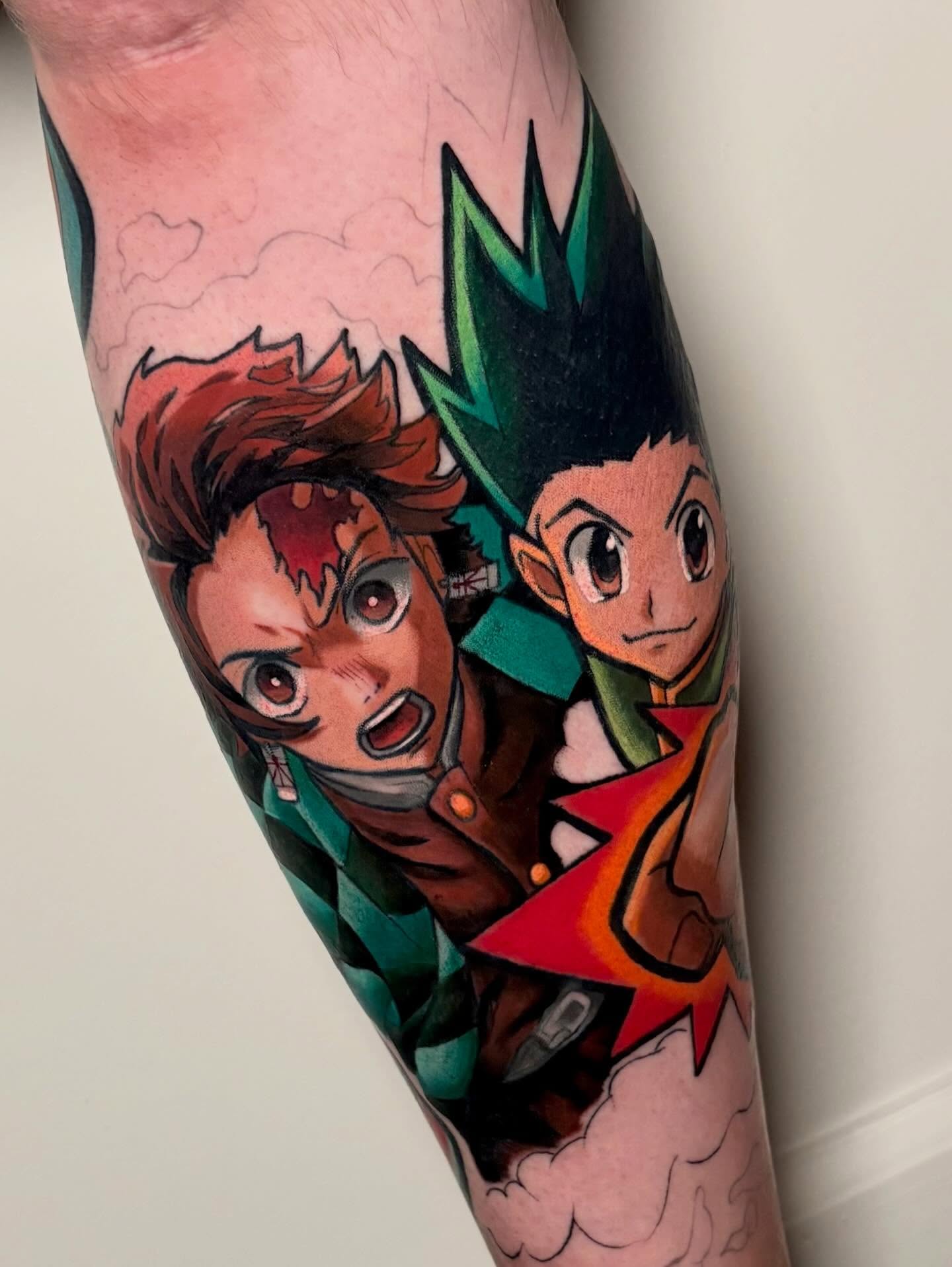 Tattoo by @beeinkedbyjess — anime