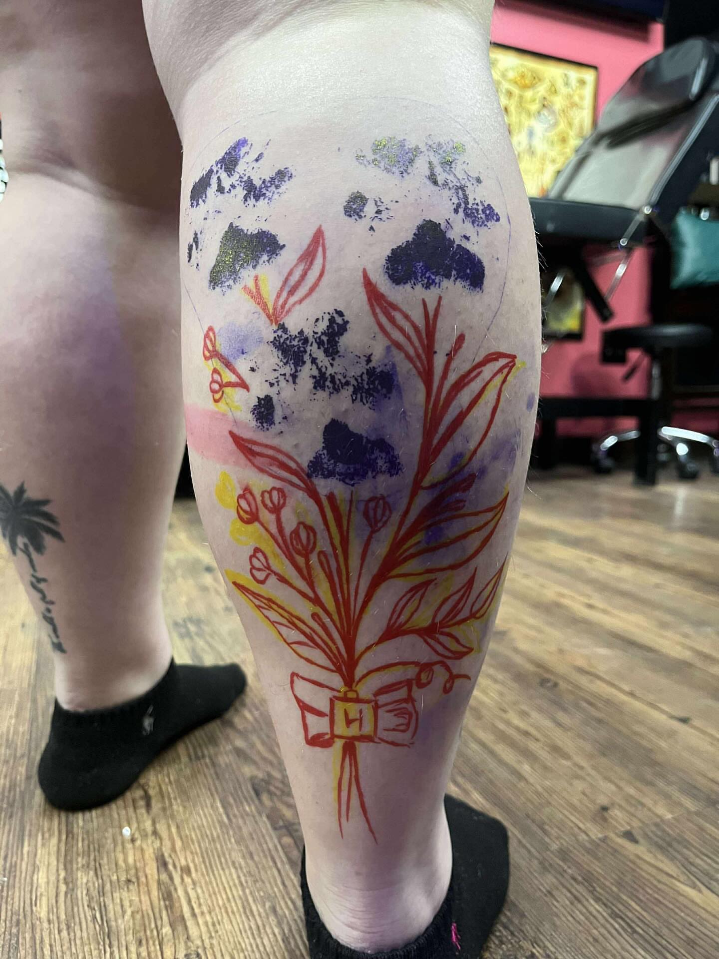 Tattoo by @mischiefinkparlor18 — watercolor