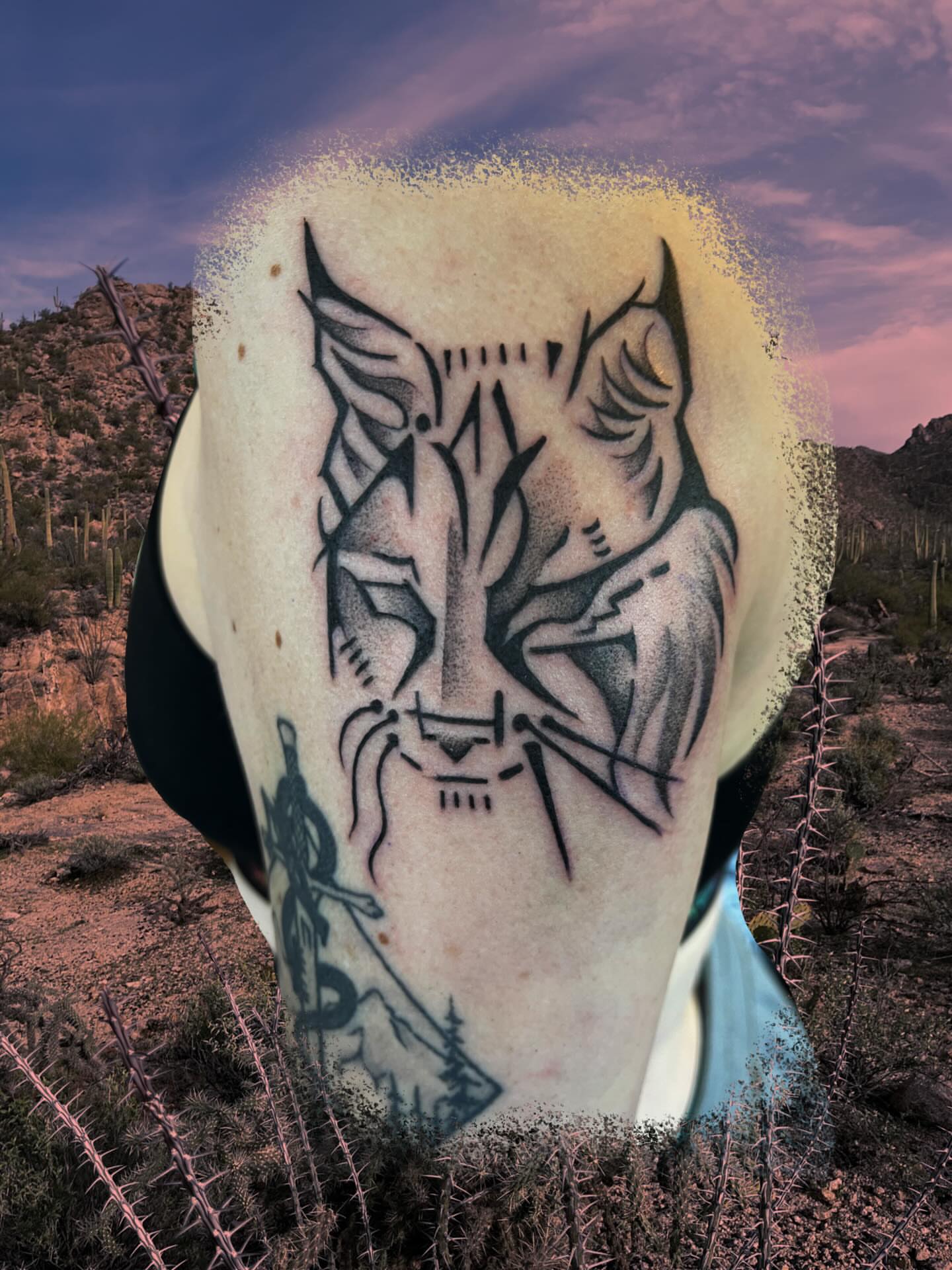 Tattoo by @bloodnfate — geometric