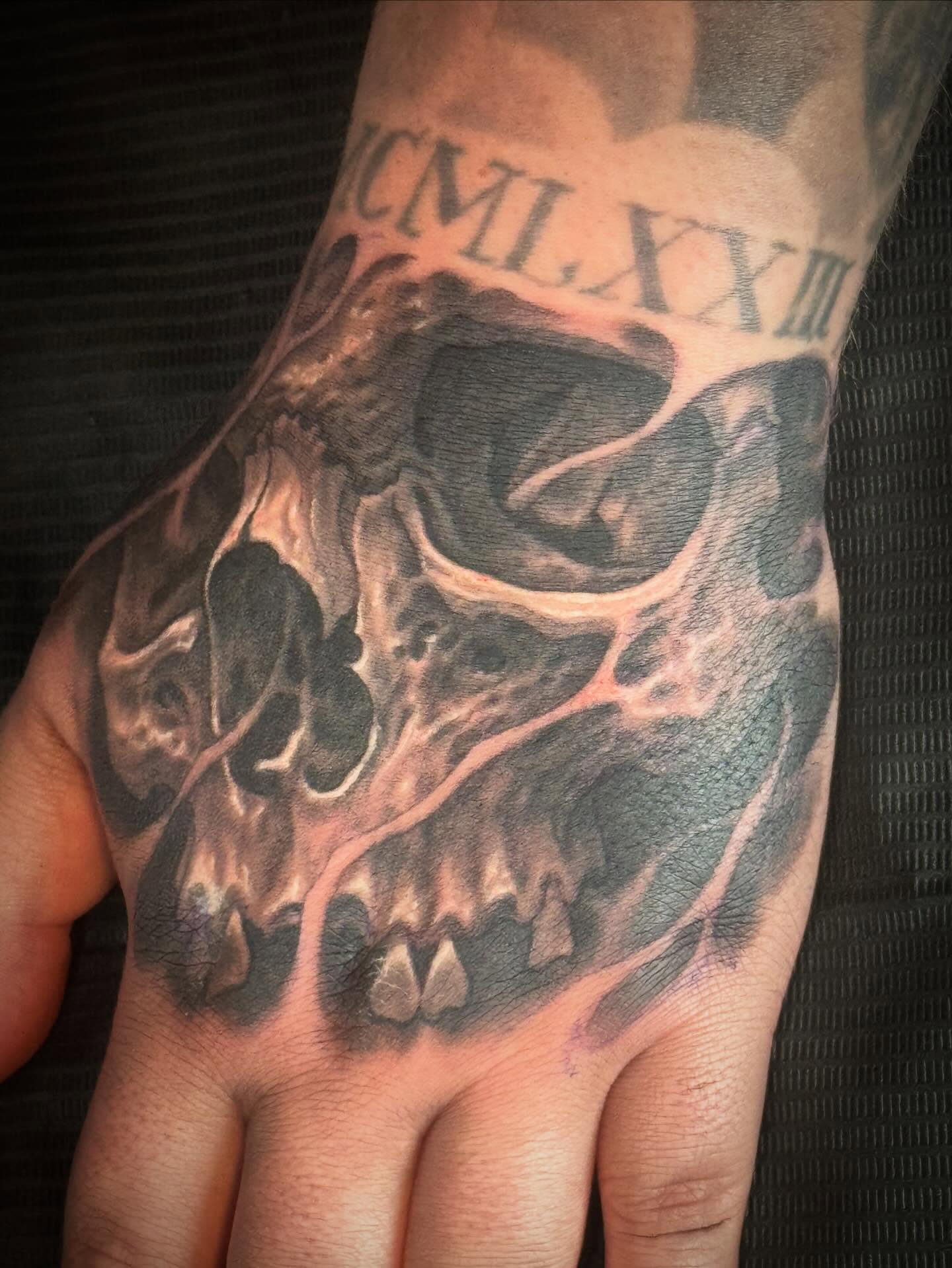 Tattoo by @dominicholmes_art — realism, dark_realism