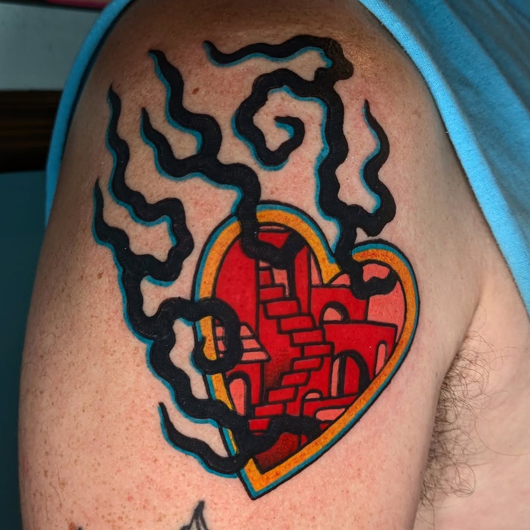 Tattoo by @cwednesday — new_school