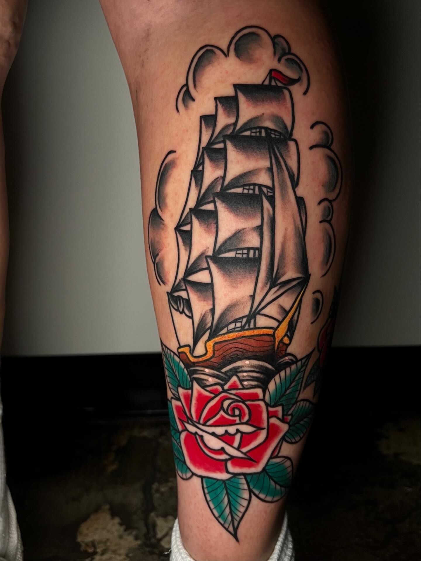 Tattoo by @mezatatt2 — american_traditional, black_and_grey