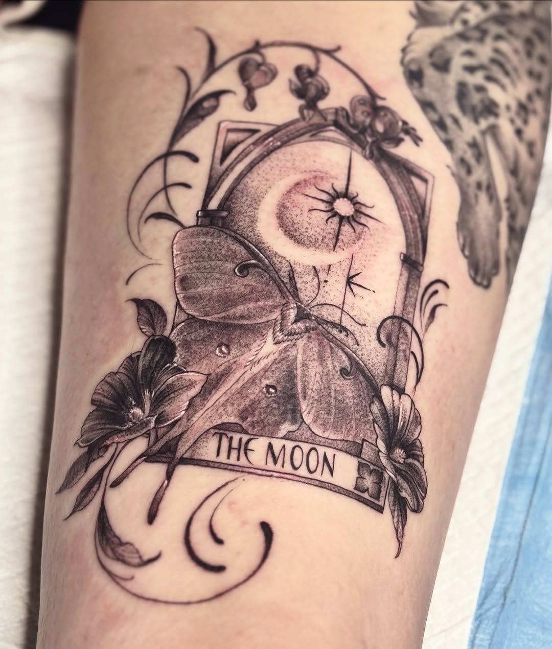 Tattoo by @anderstattoo — black_and_grey, dotwork