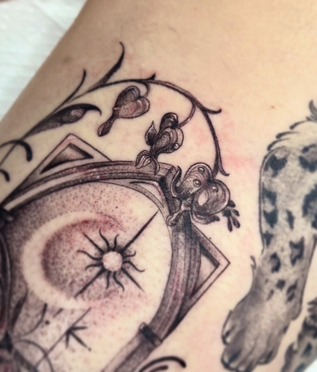 Tattoo by @anderstattoo — black_and_grey, dotwork
