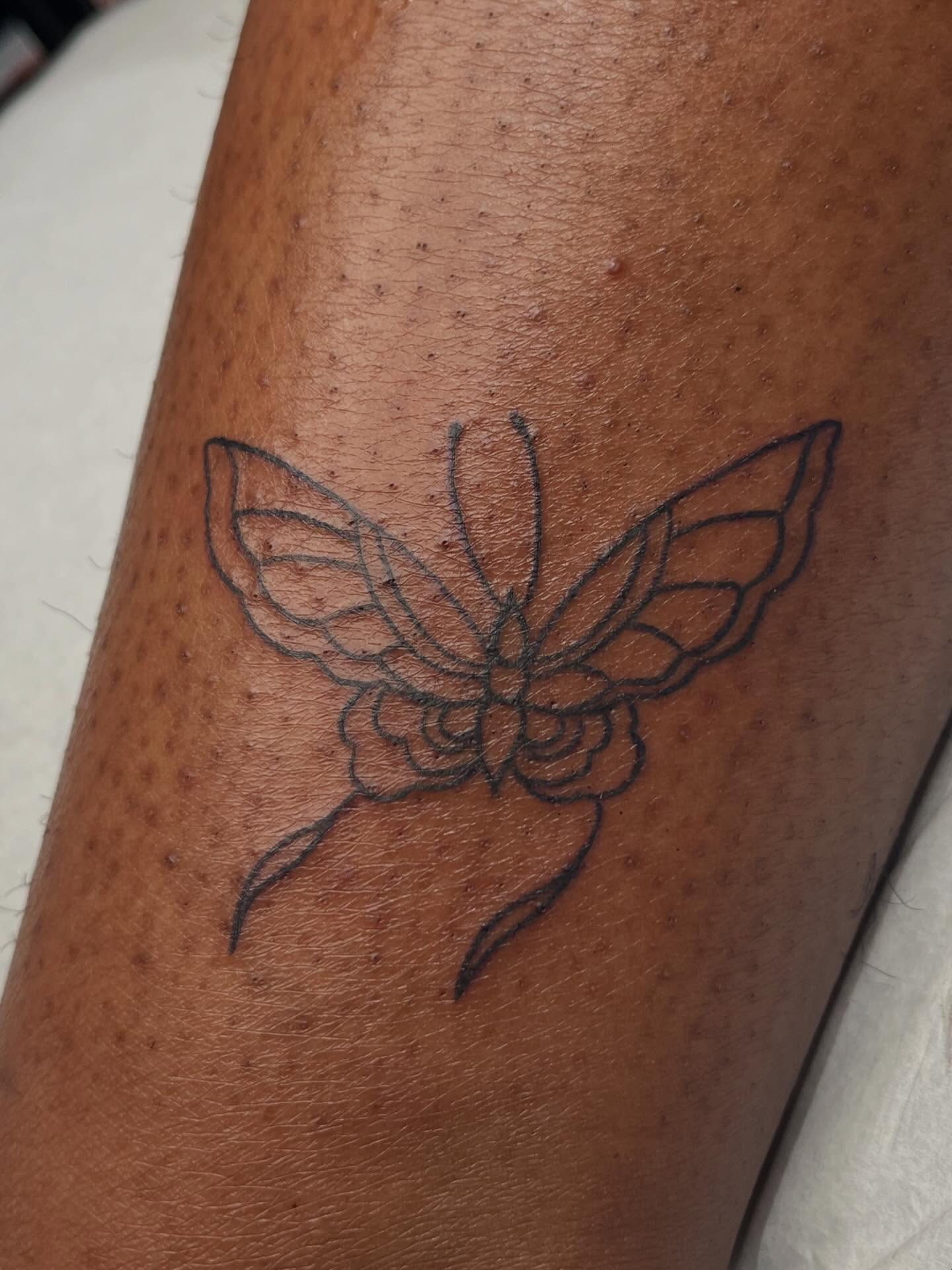 Tattoo by @soupbody — black_and_grey