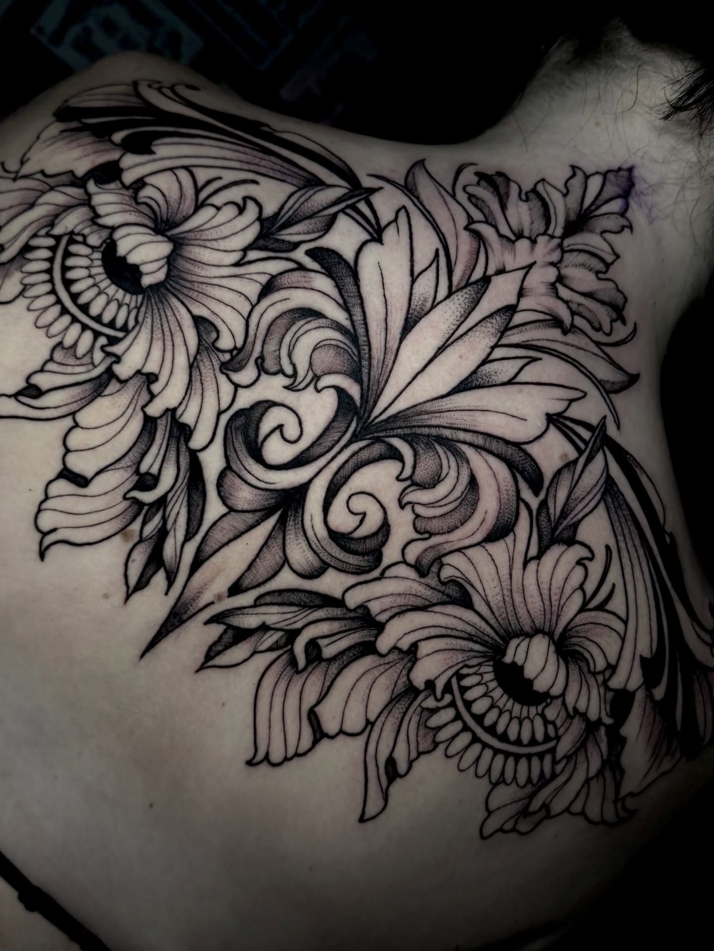Tattoo by @counttatula β black_and_grey, ornamental