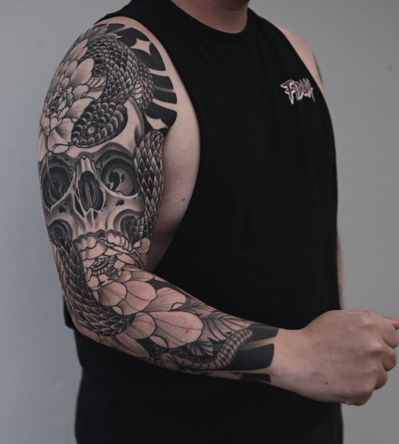 Tattoo by @ry_spence — black_and_grey, realism