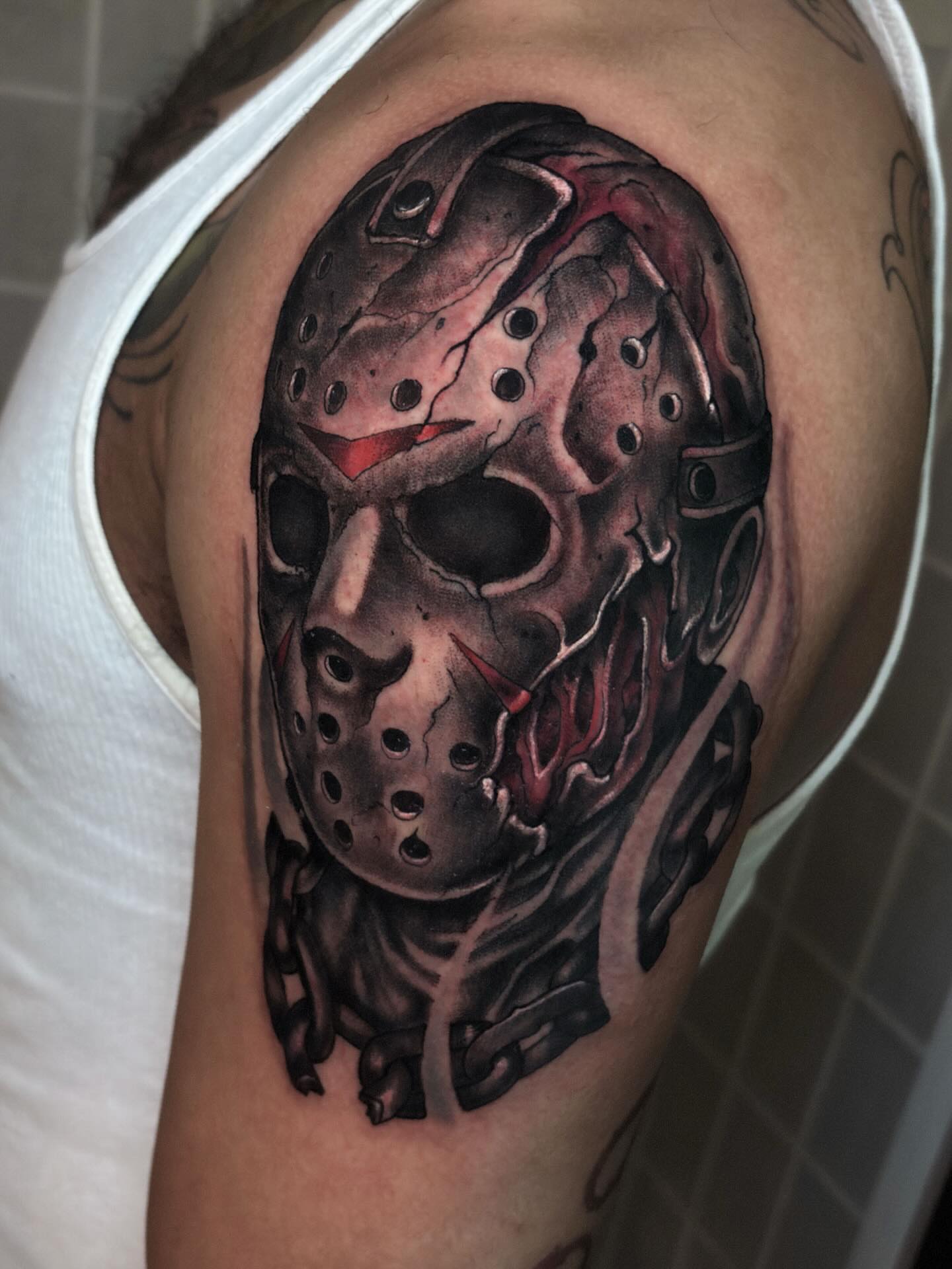Tattoo by @shaneklos โ dark_realism