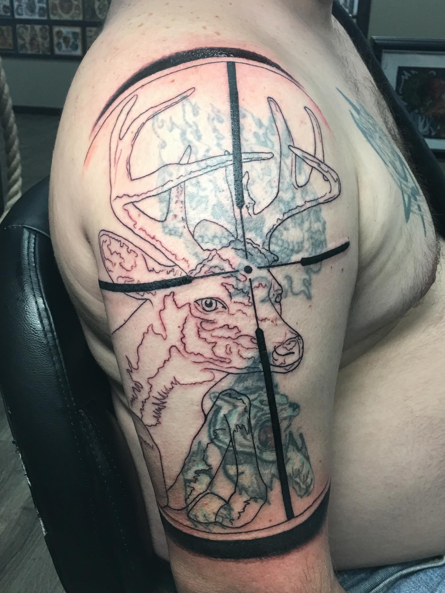 Tattoo by @kevinwadams — realism, geometric