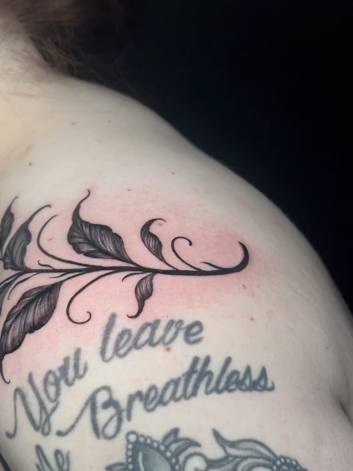 Tattoo by @ashleemshar — black_and_grey