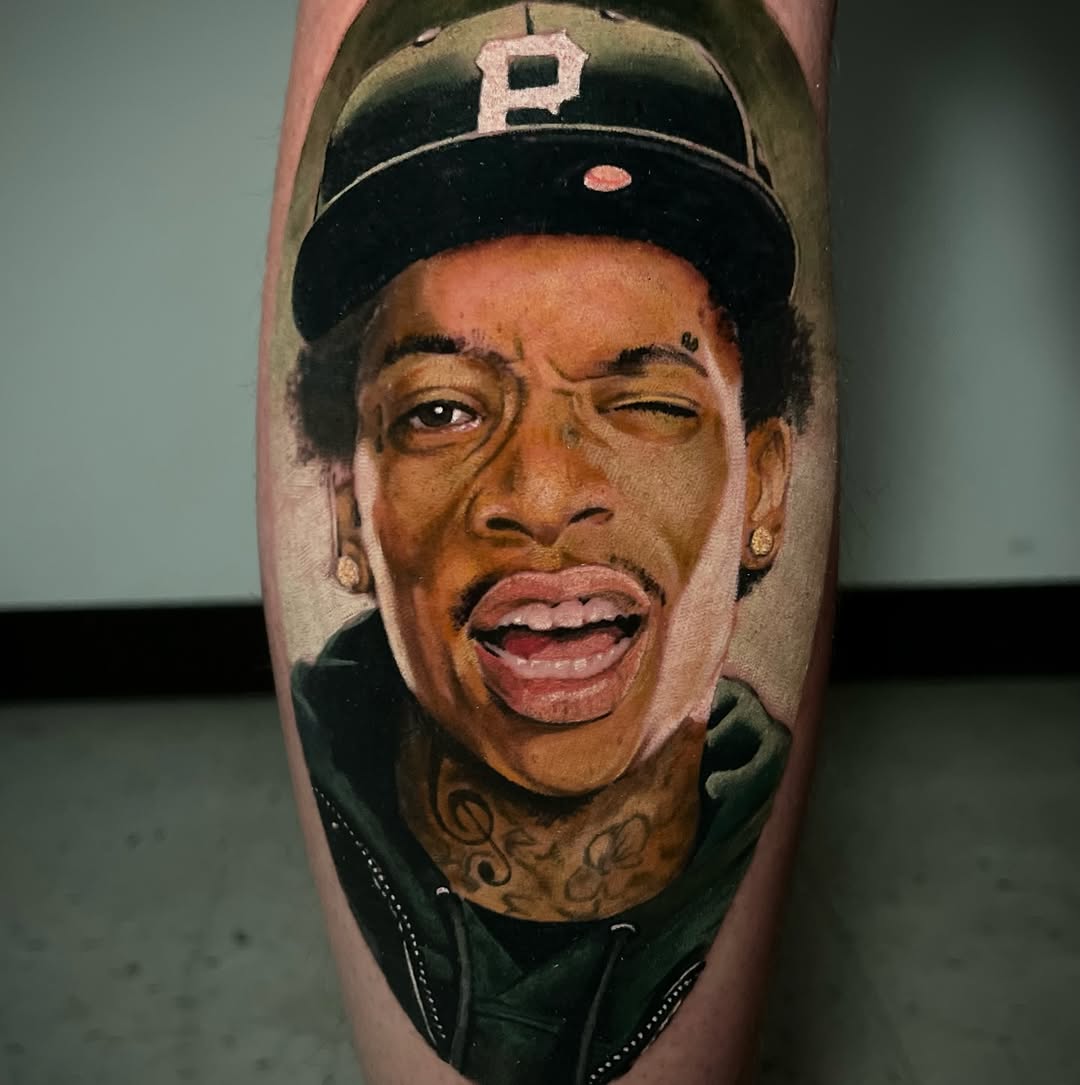 Tattoo by @dustinkaiser_tattoos — realism, black_and_grey