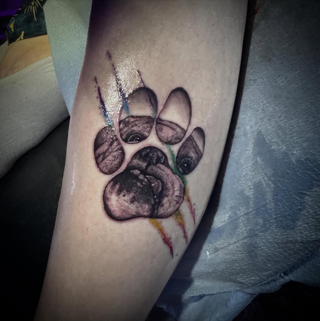 Tattoo by @acadler — realism, watercolor