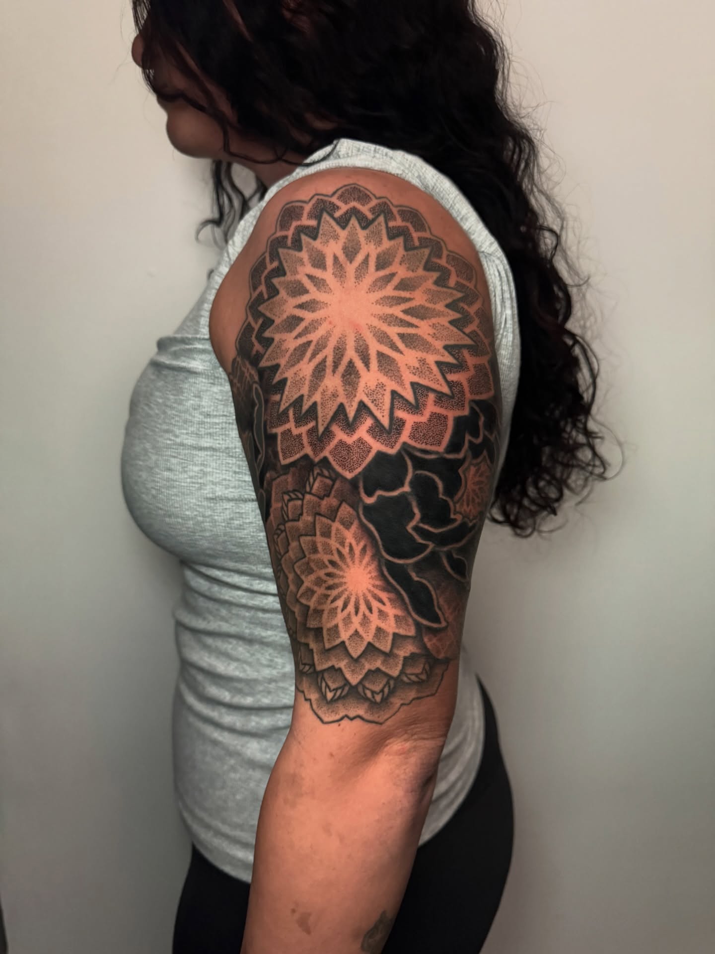 Tattoo by @treyparsonsart — dotwork