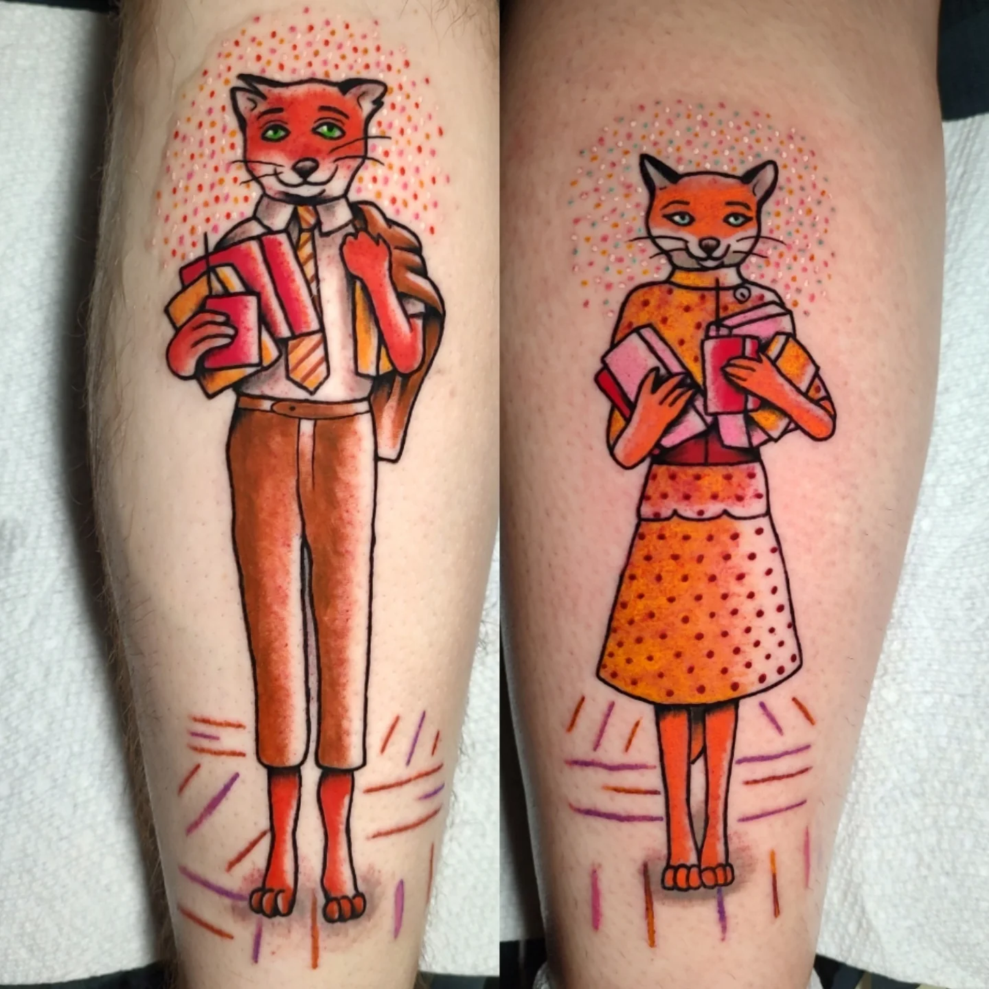 Tattoo by @hopelesstattoos — dotwork, geometric