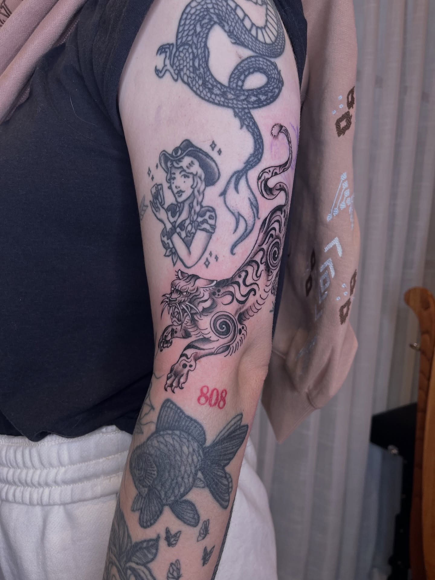Tattoo by @kylajaetattoos β american_traditional, black_and_grey