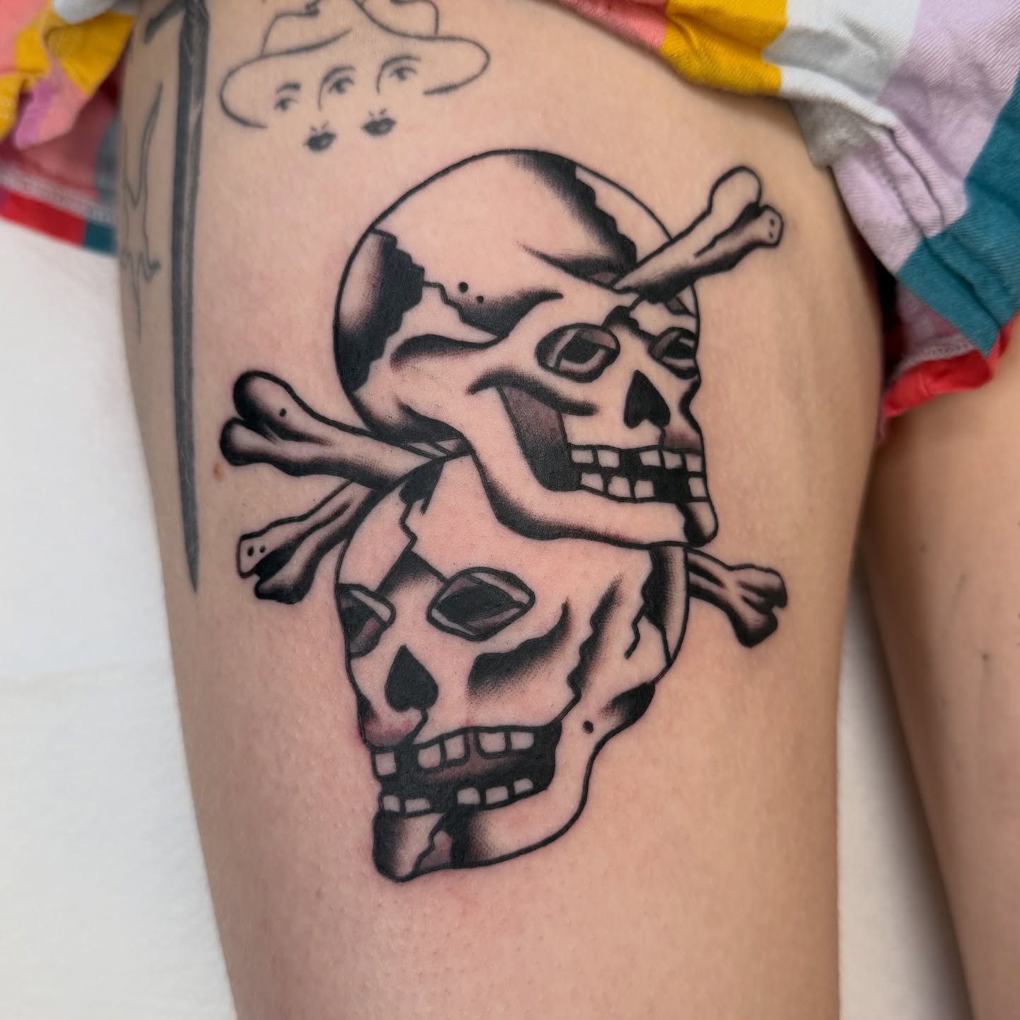 Tattoo by @waughtattooer โ black_and_grey