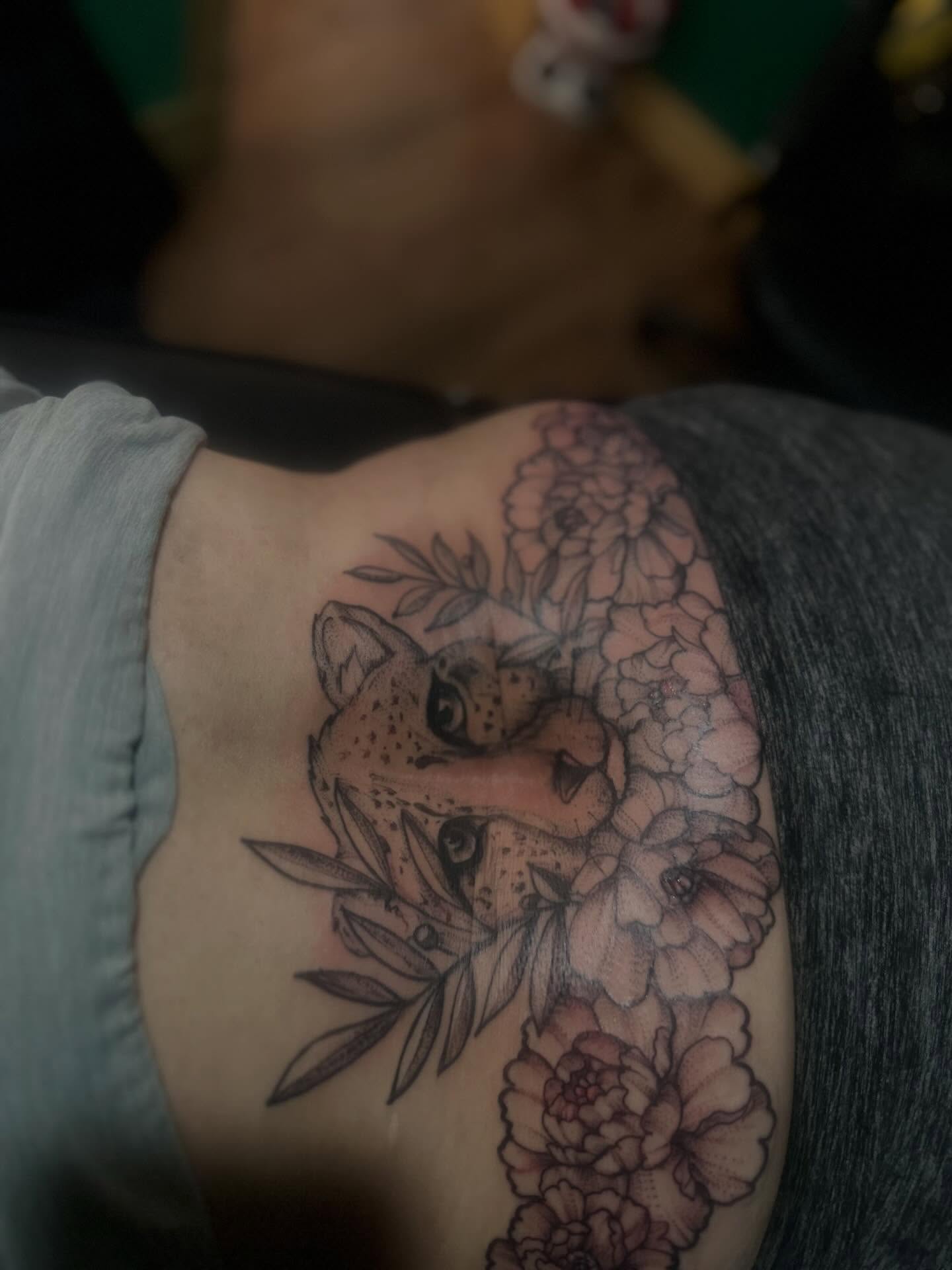 Tattoo by @highly_carver — black_and_grey