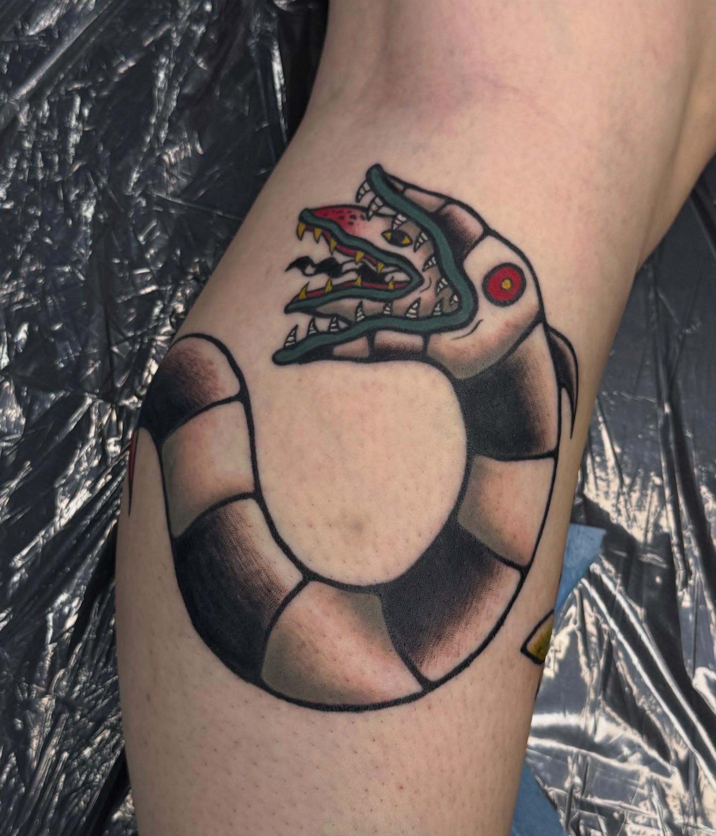 Tattoo by @chameleonart — american_traditional