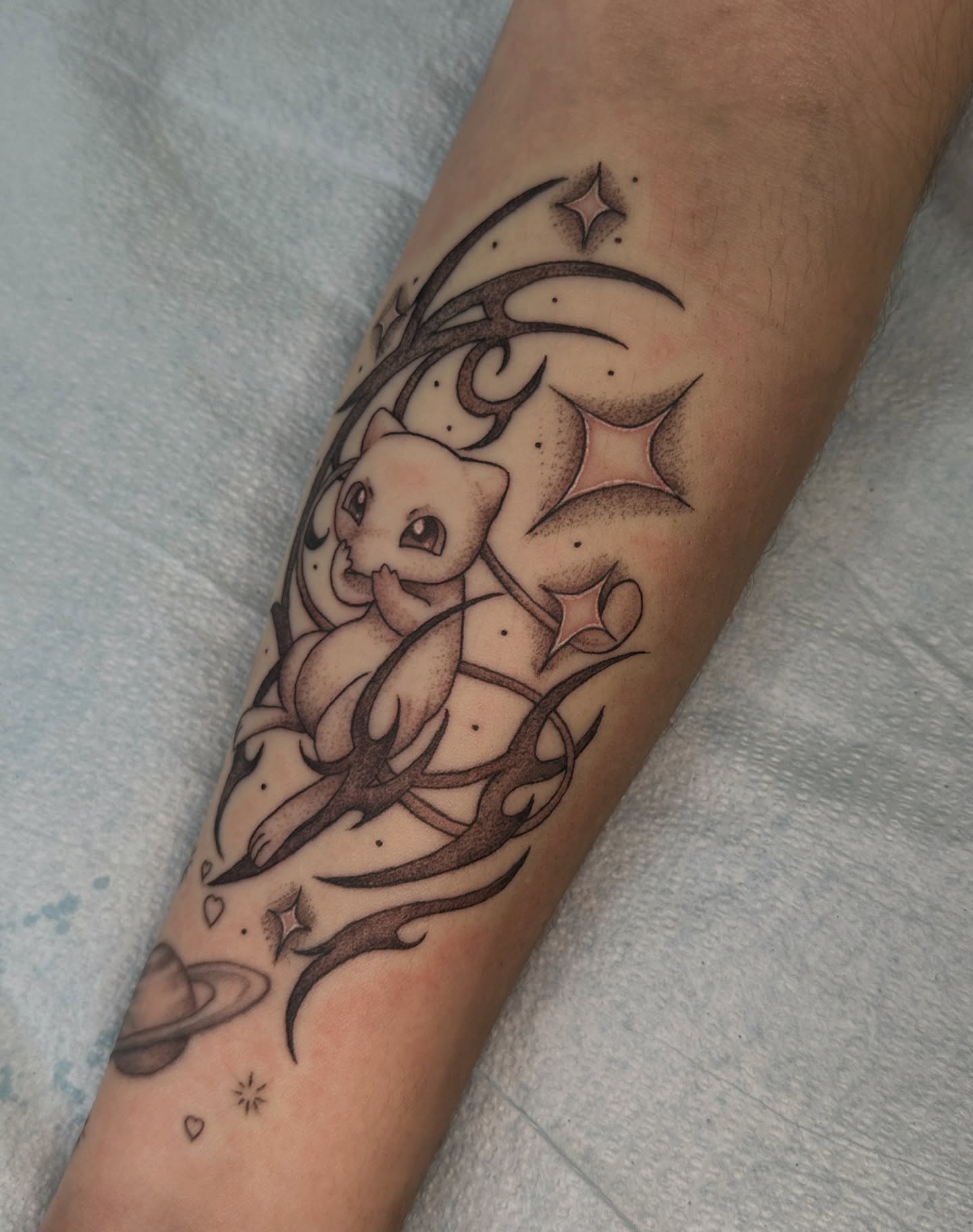 Tattoo by @johanna_tattoos — black_and_grey, dotwork