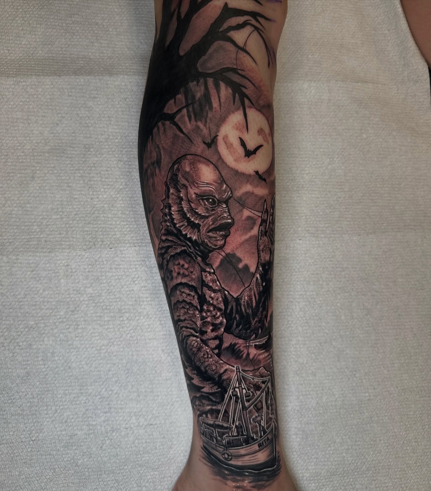 Tattoo by @wadetitusart — black_and_grey, realism