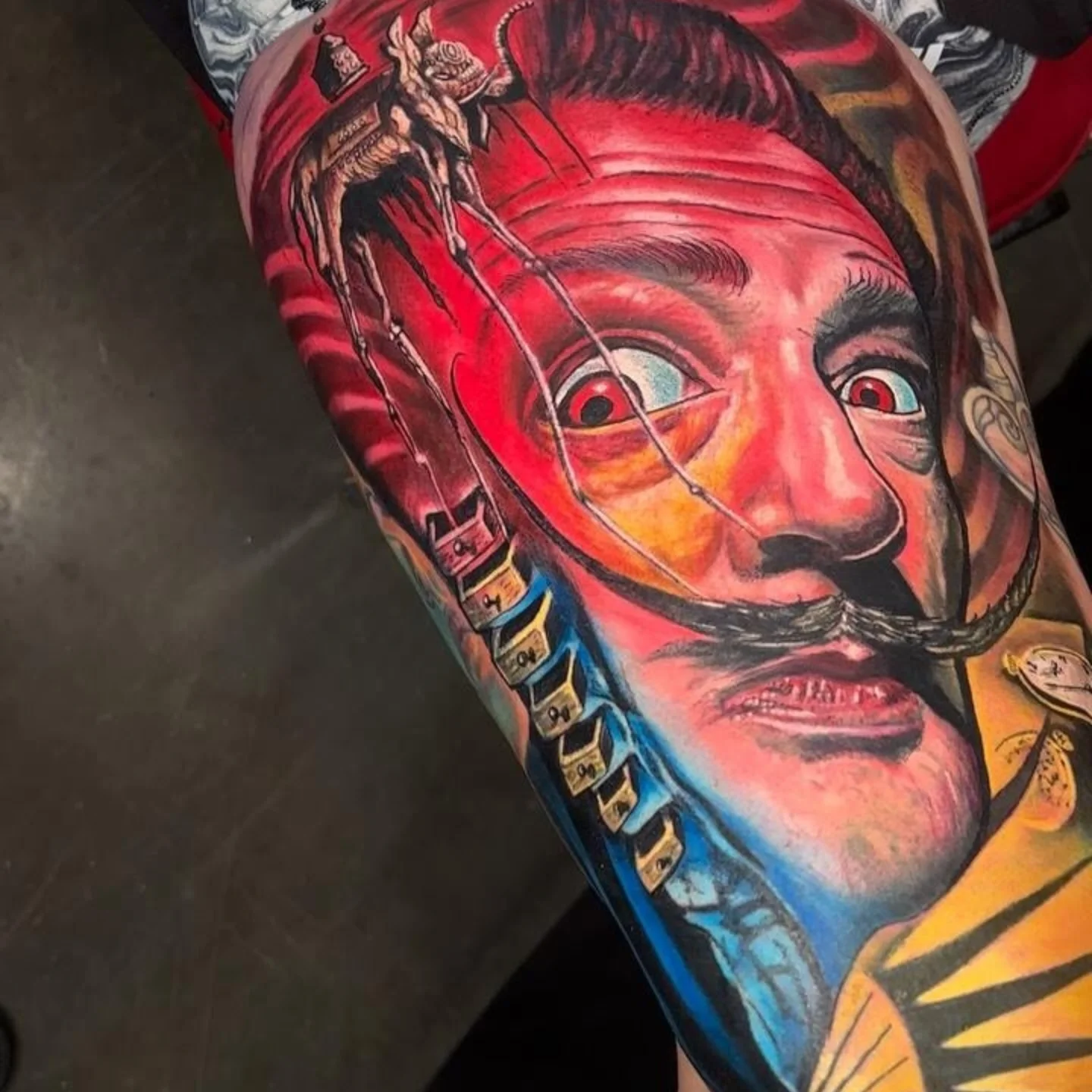 Tattoo by @jd_tattooart — surrealism