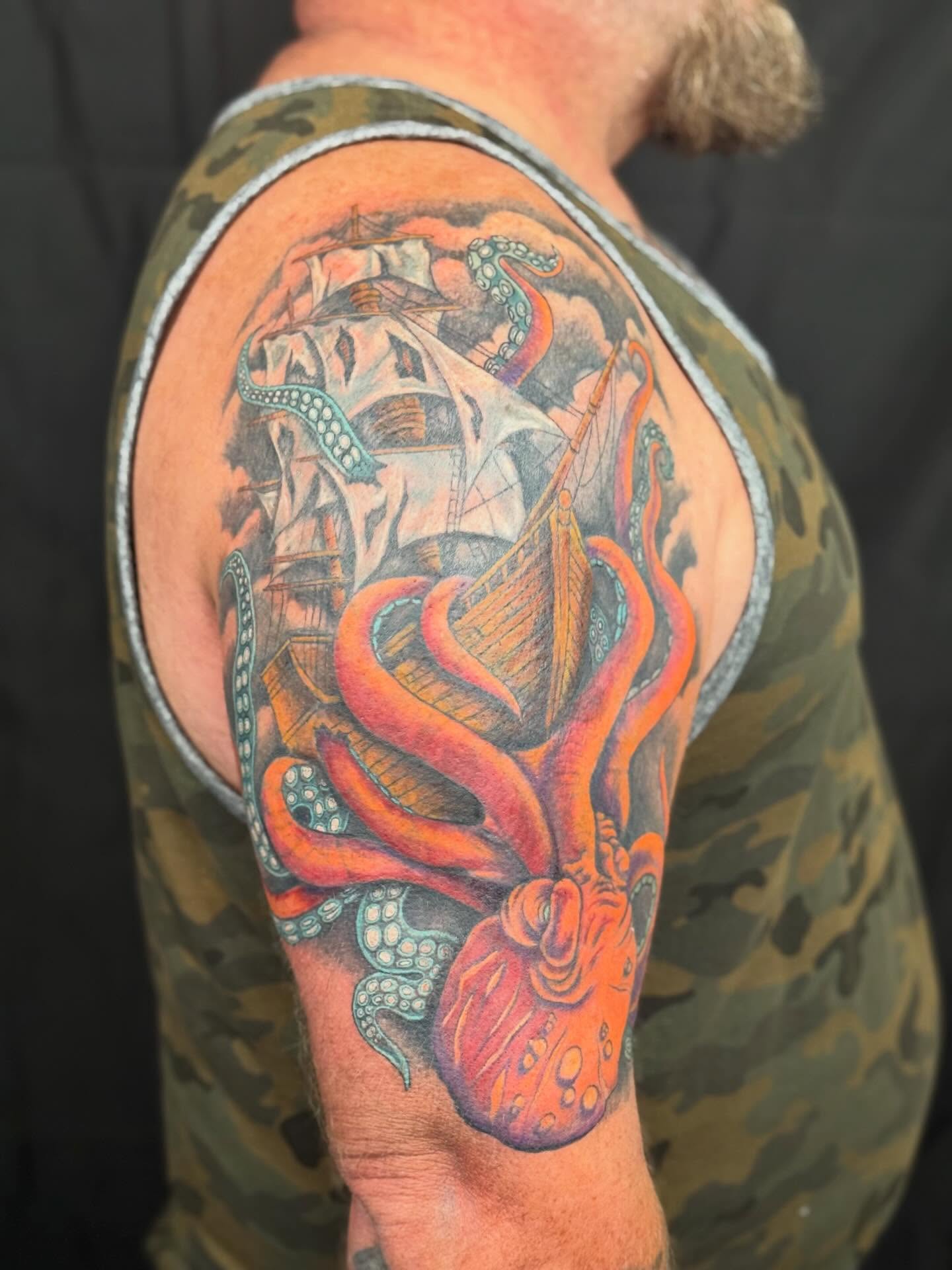 Tattoo by @carissaetattoos — realism, dotwork