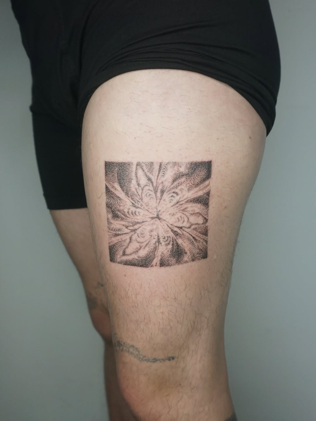 Tattoo by @texturemapping_ — dotwork, geometric
