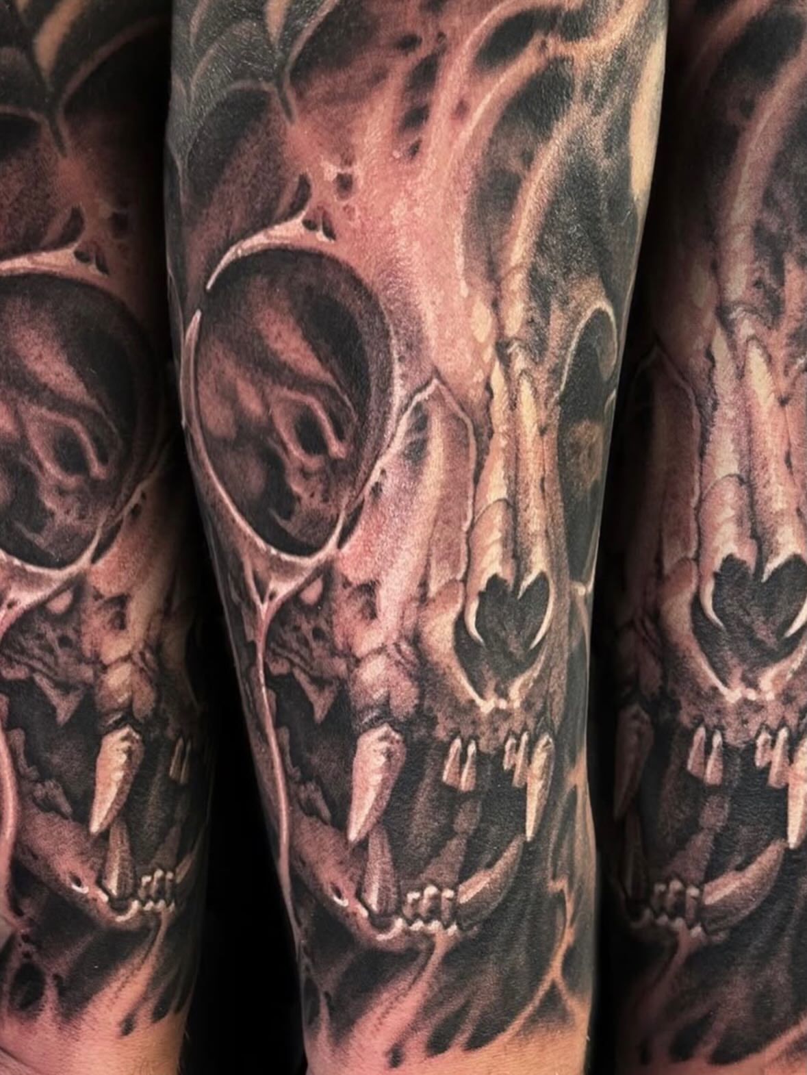 Tattoo by @kayseeshuster — black_and_grey, realism
