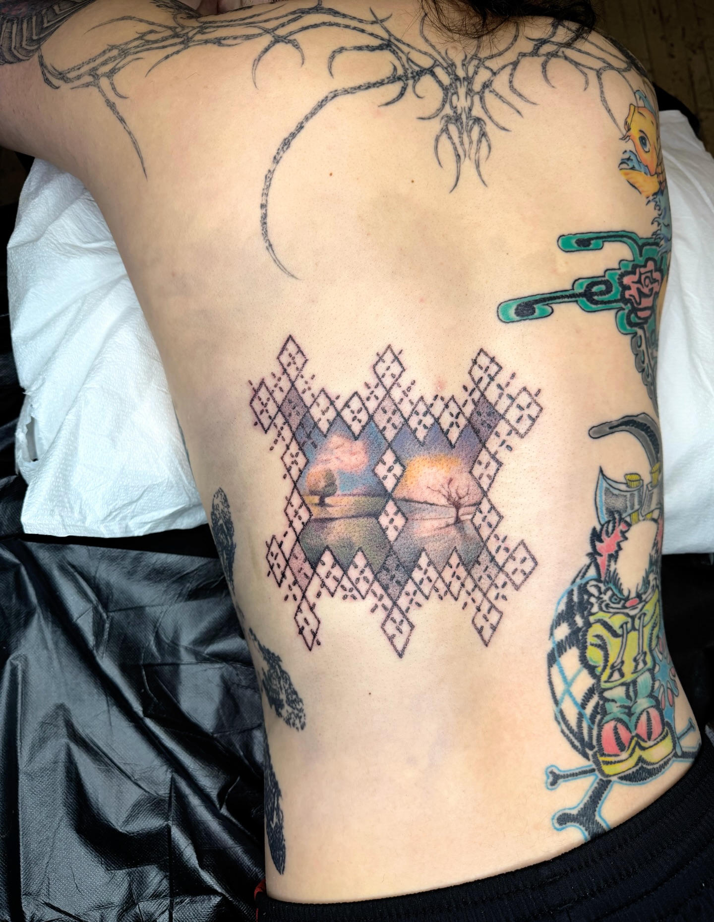 Tattoo by @makeout_sesh — geometric