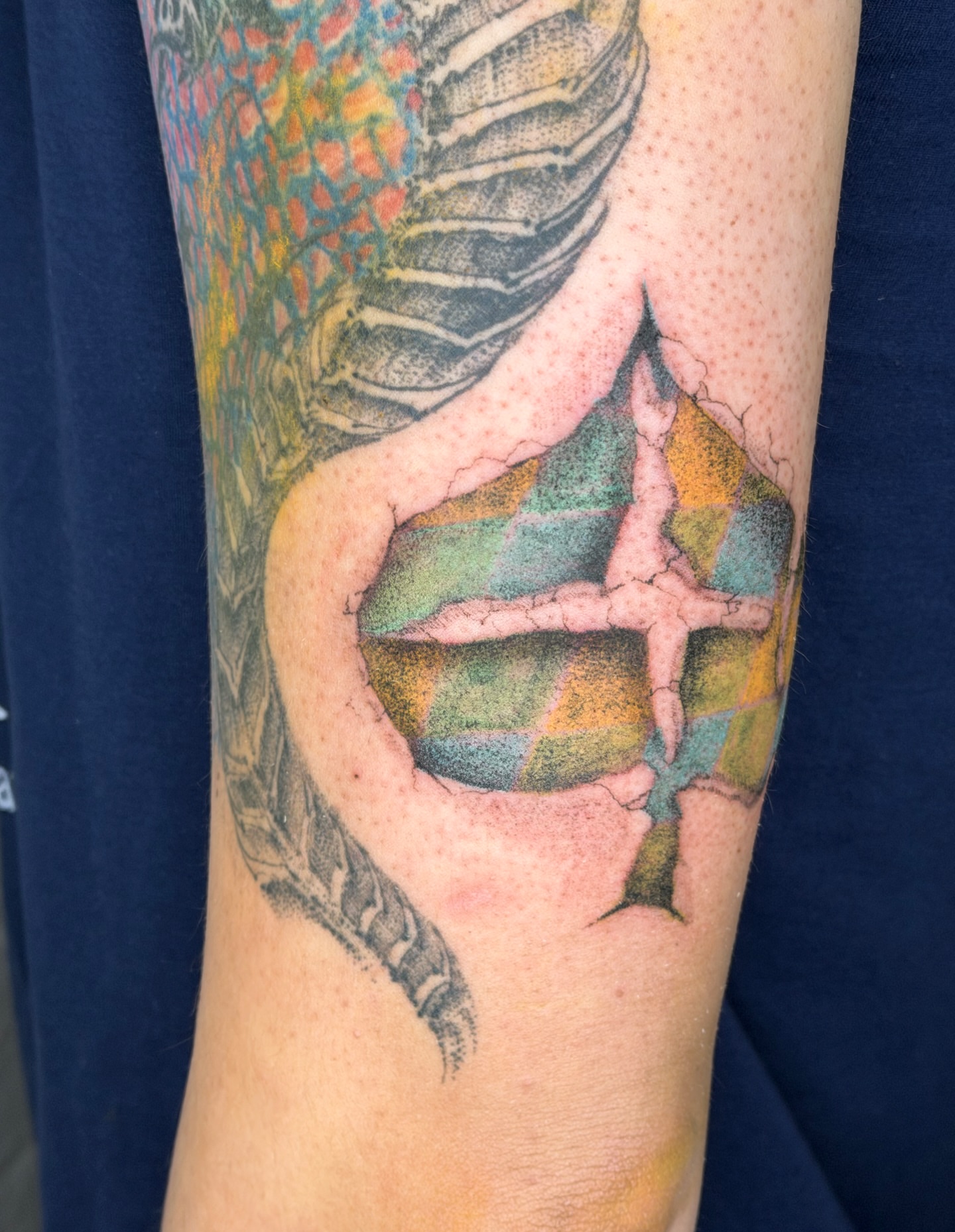 Tattoo by @makeout_sesh — dotwork, realism