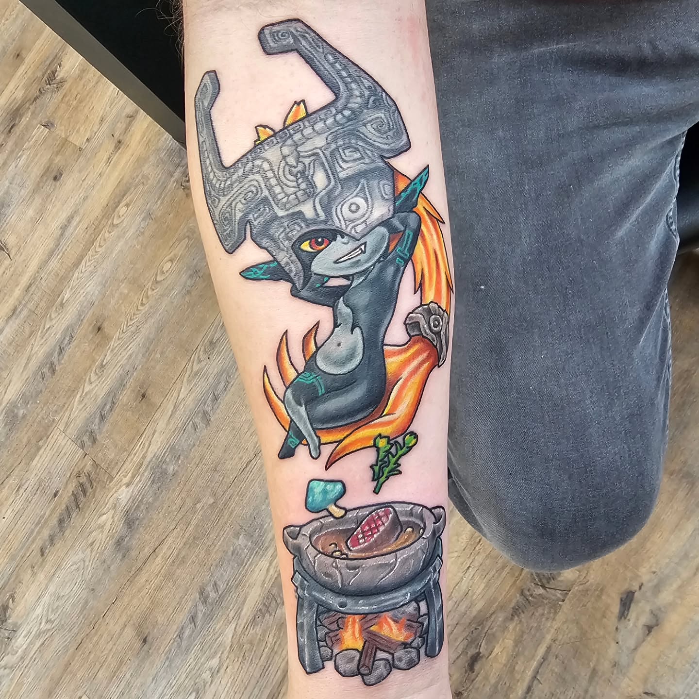 Tattoo by @indeedilly — new_school, illustrative