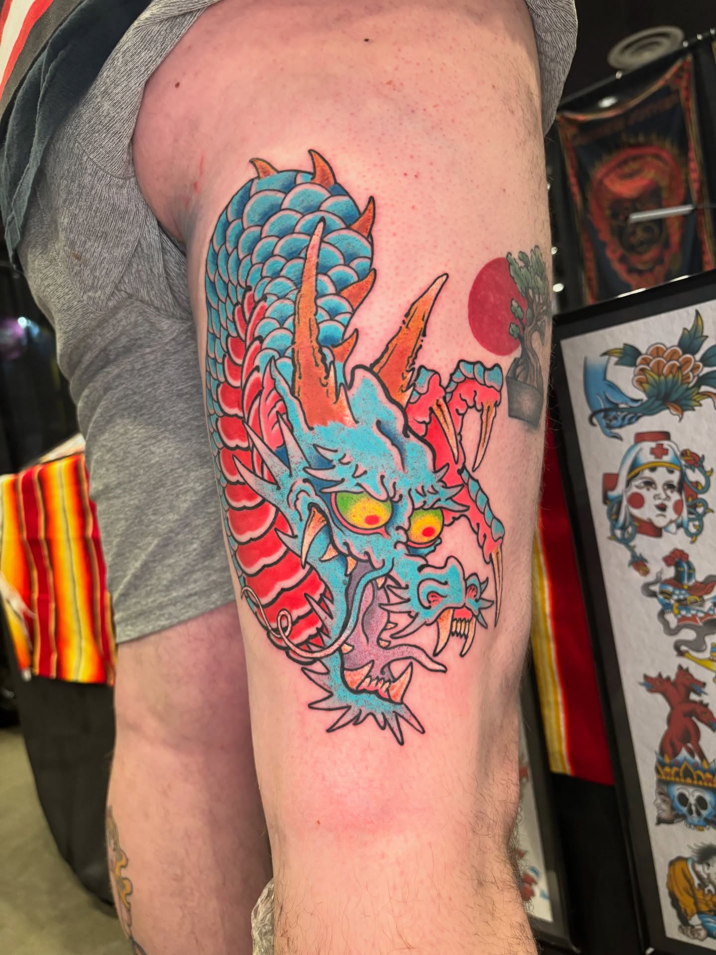 Tattoo by @ajoynerart — japanese_irezumi